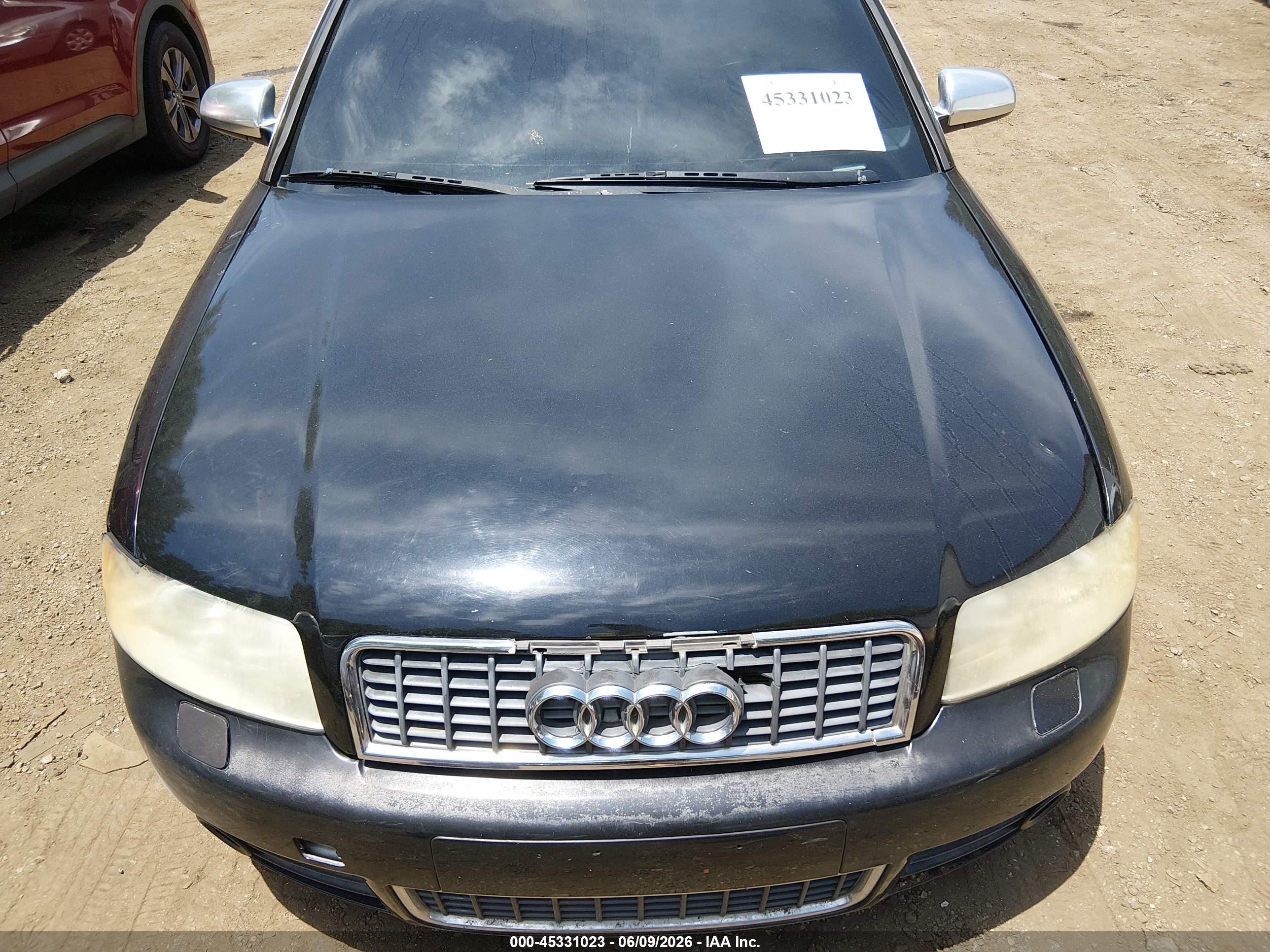 2004 Audi S4 4.2 Black vin: WAUPL68E84A044351