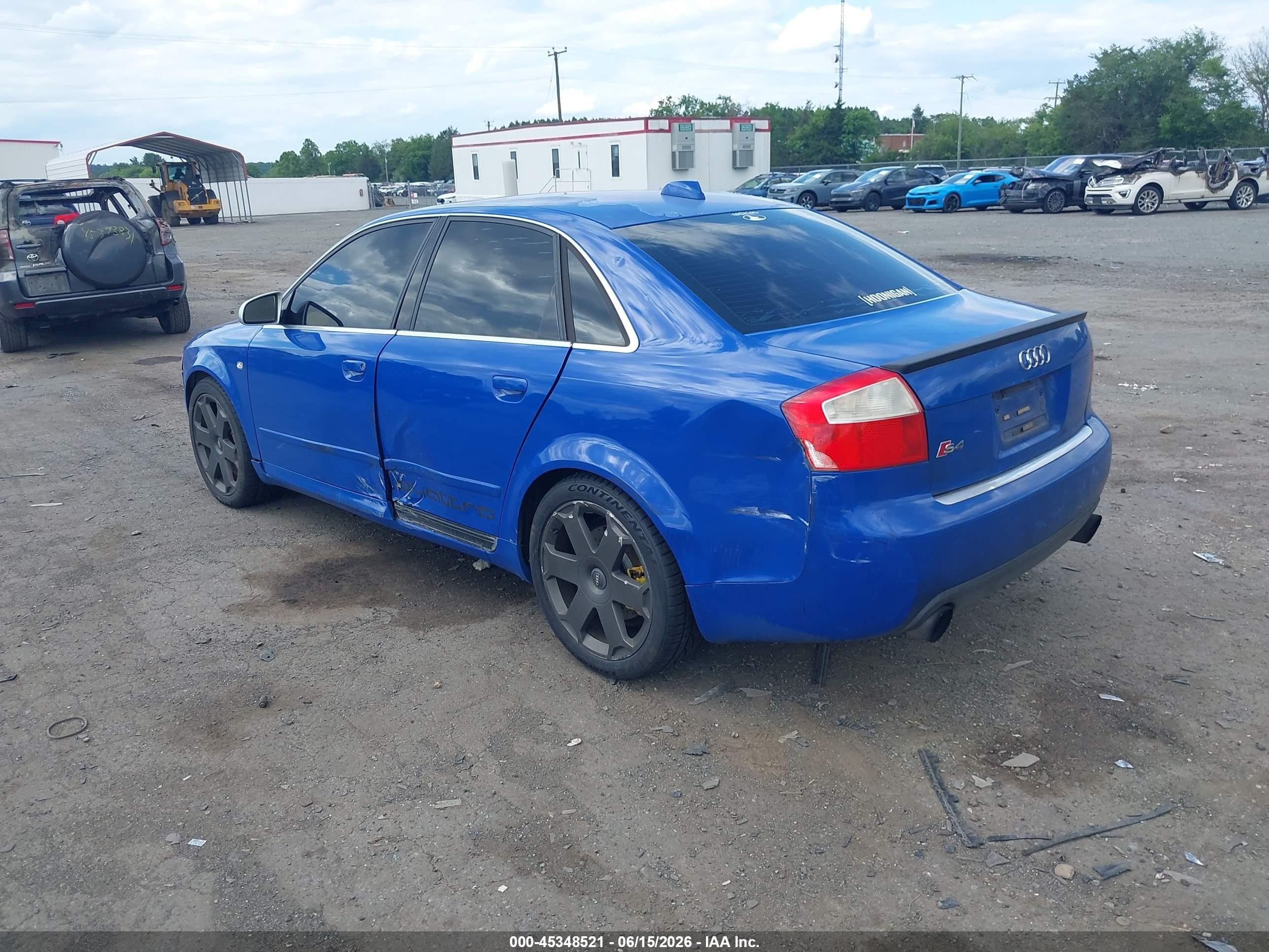 2004 Audi S4 4.2 Blue vin: WAUPL68E94A123026