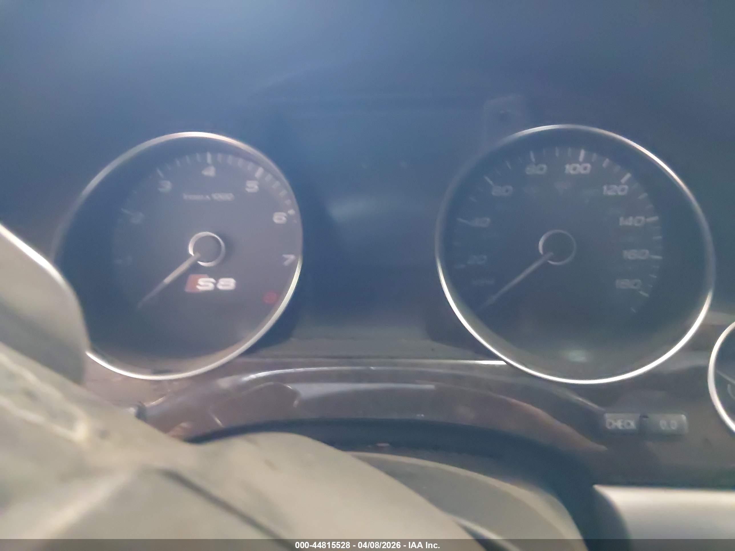 2007 Audi S8 5.2 Black vin: WAUPN44E37N019990