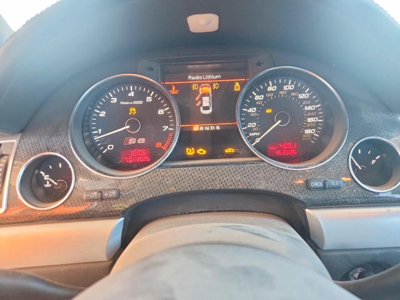 2007 Audi S8 Quattro Gray vin: WAUPN44E87N019726
