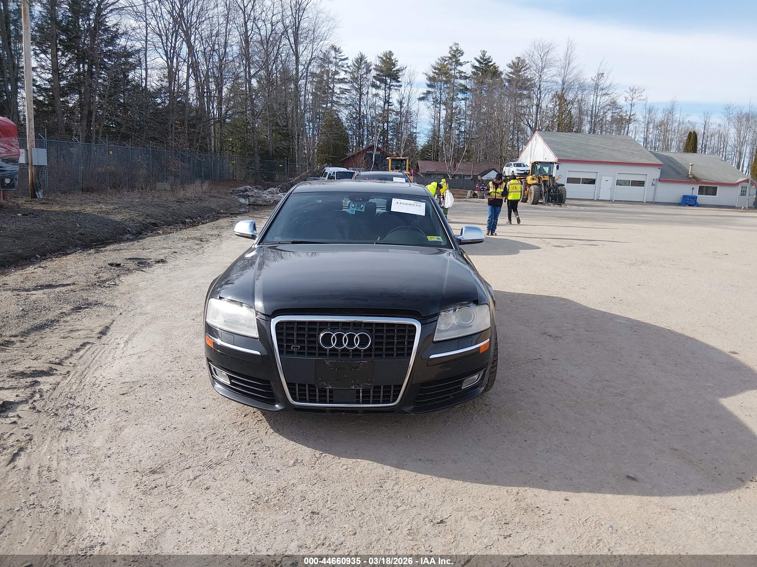 2009 Audi S8 5.2 Black vin: WAUPN94E19N011368