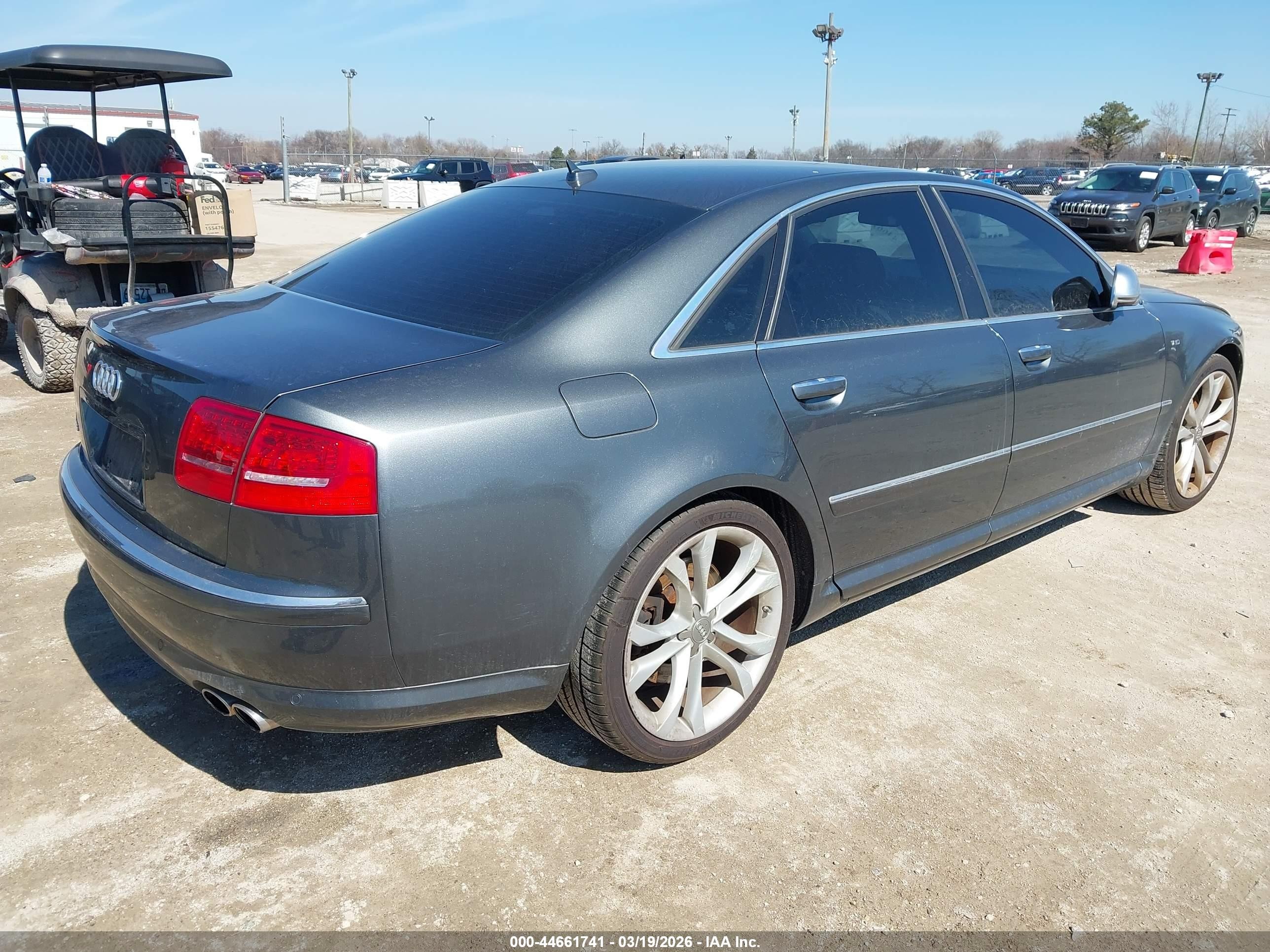 2008 Audi S8 5.2 Gray vin: WAUPN94E28N007294