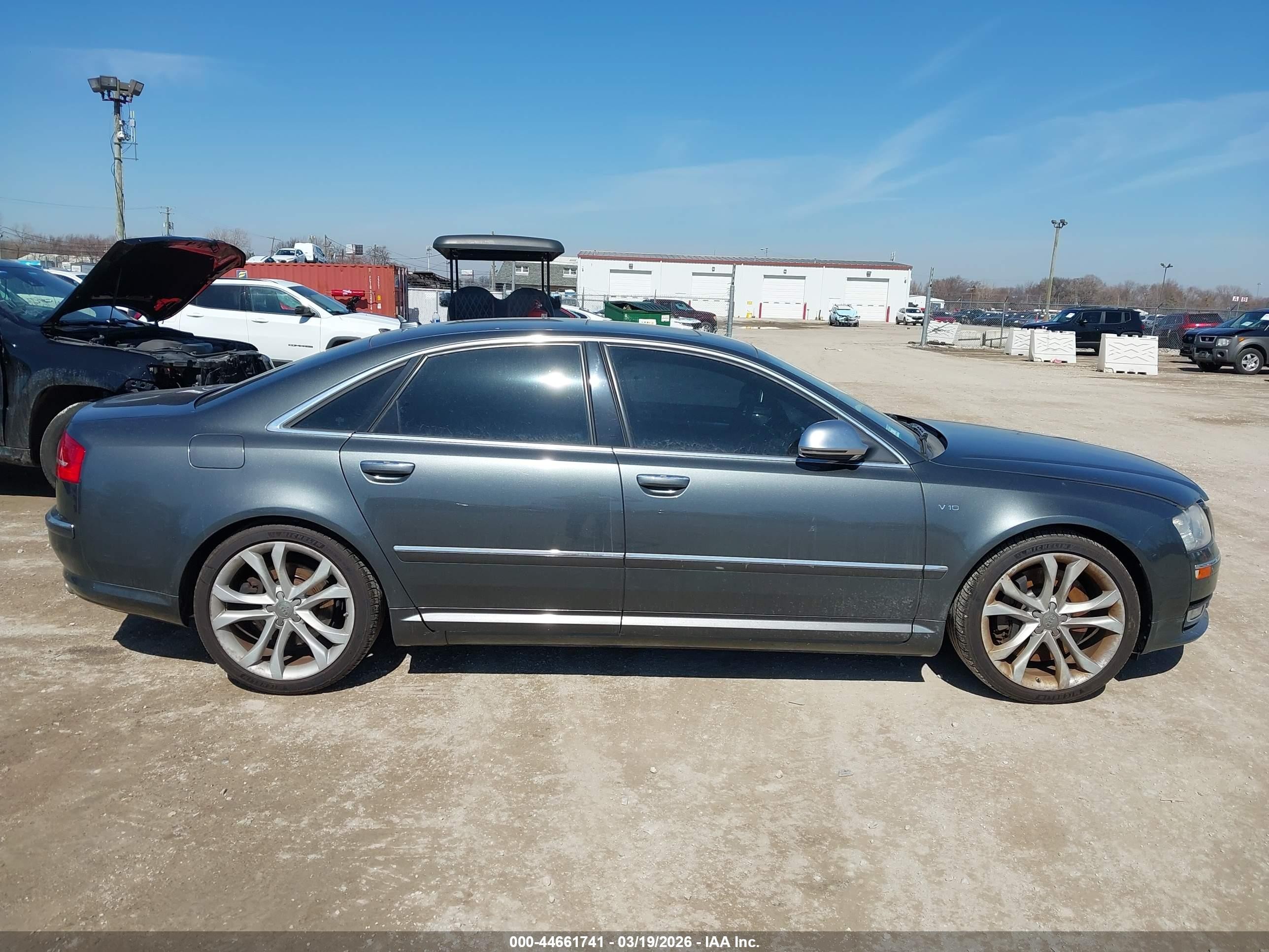 2008 Audi S8 5.2 Gray vin: WAUPN94E28N007294