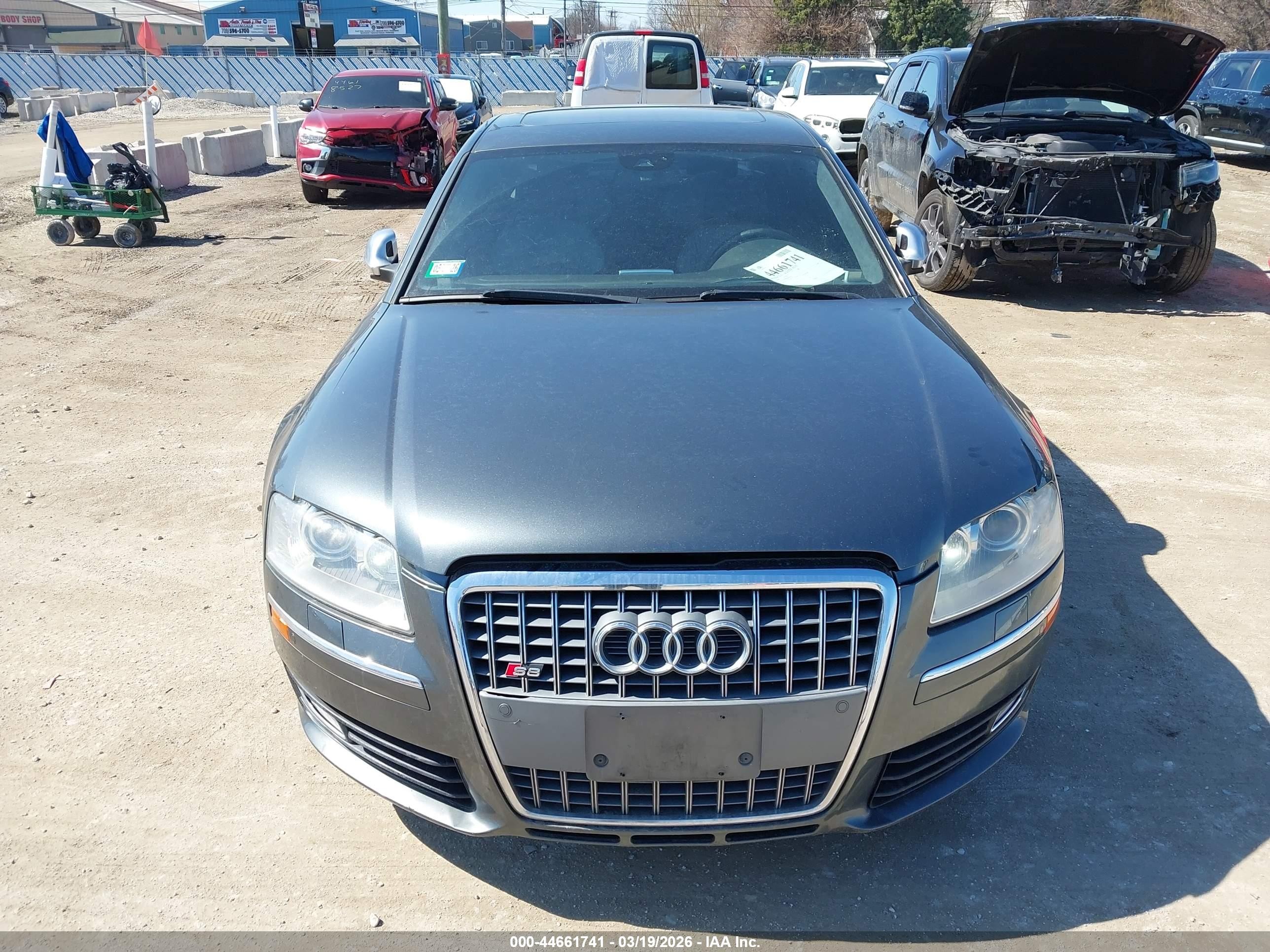 2008 Audi S8 5.2 Gray vin: WAUPN94E28N007294