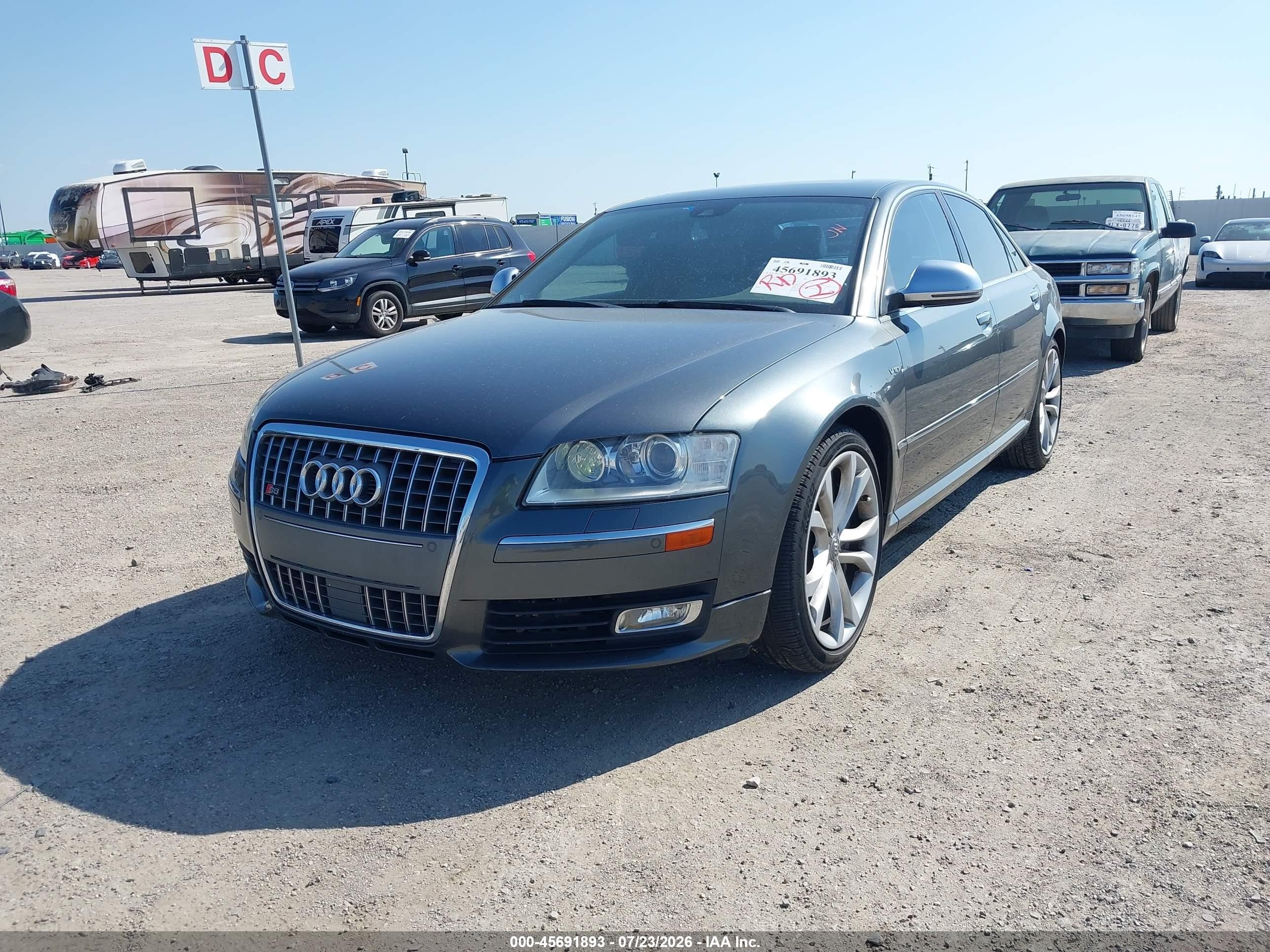 2008 Audi S8 5.2 Blue vin: WAUPN94E58N005975