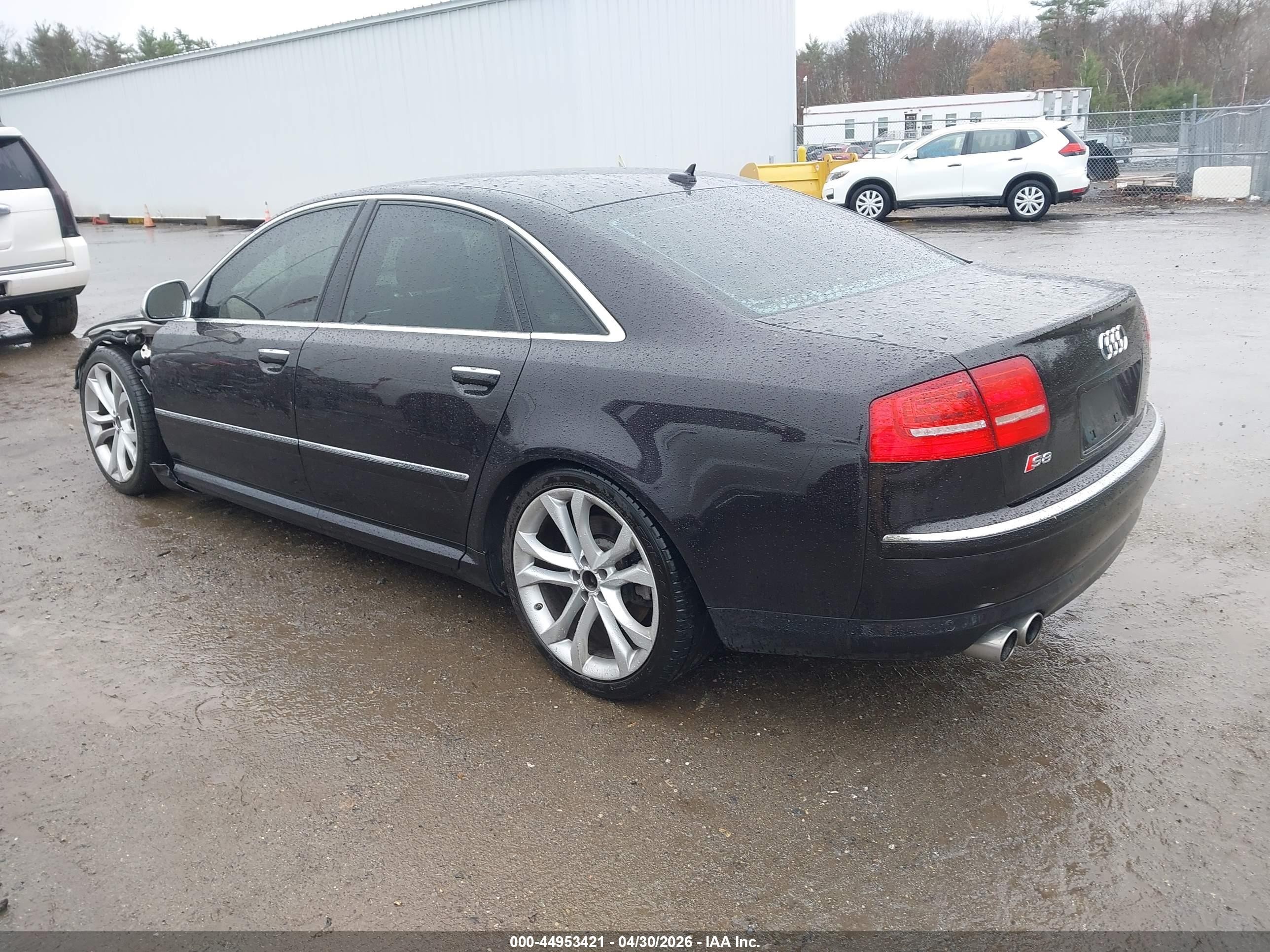 2008 Audi S8 5.2 Black vin: WAUPN94E68N002941