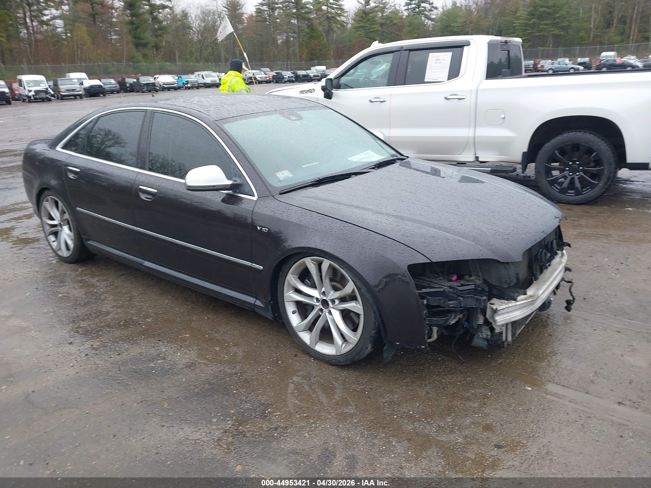 2008 Audi S8 5.2 Black vin: WAUPN94E68N002941