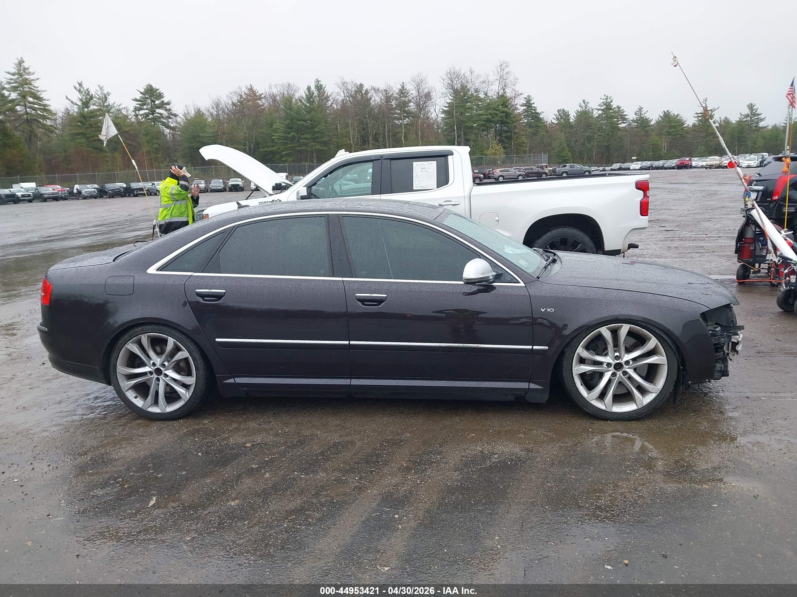 2008 Audi S8 5.2 Black vin: WAUPN94E68N002941