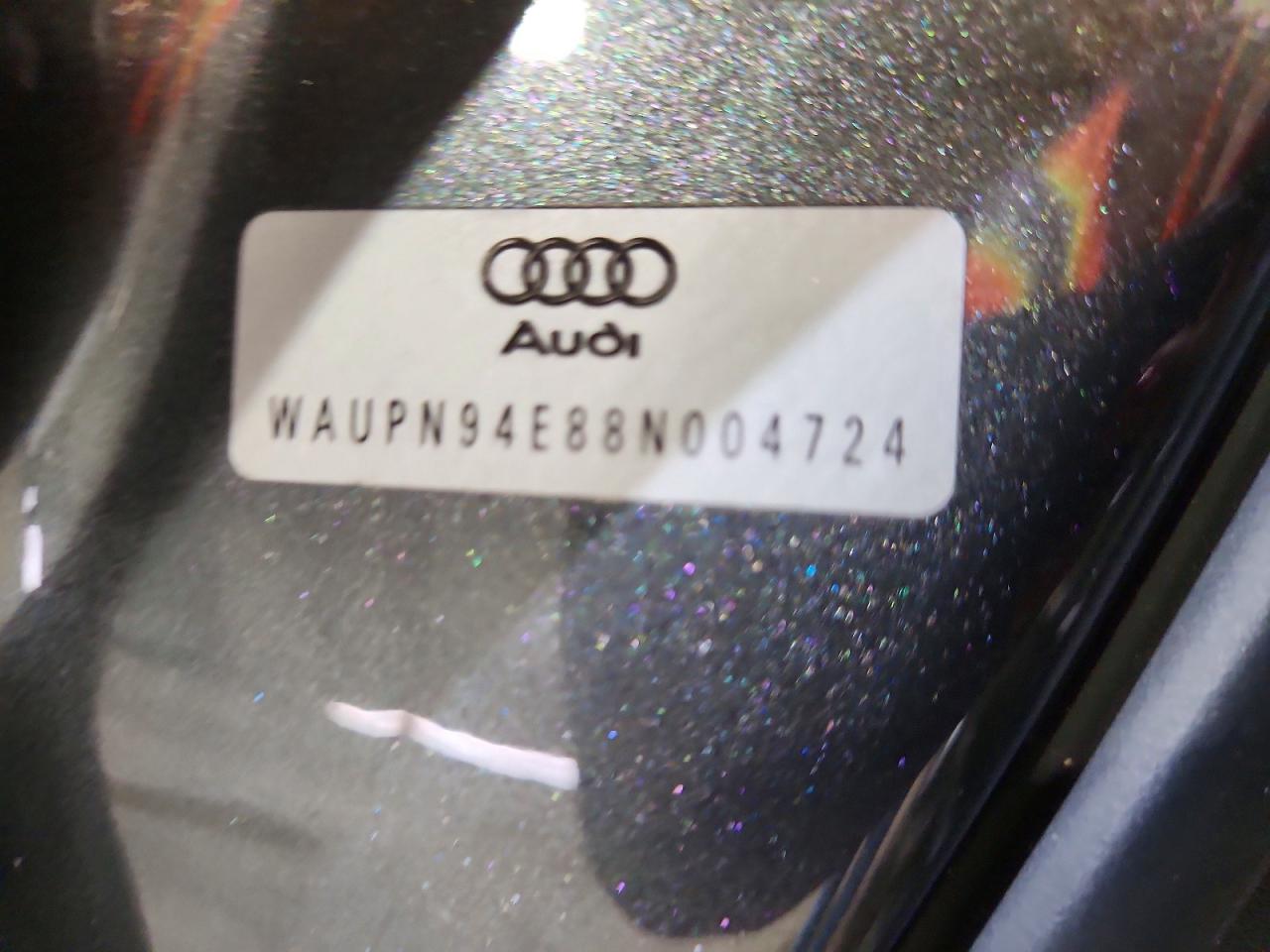 2008 Audi S8 Quattro Gray vin: WAUPN94E88N004724