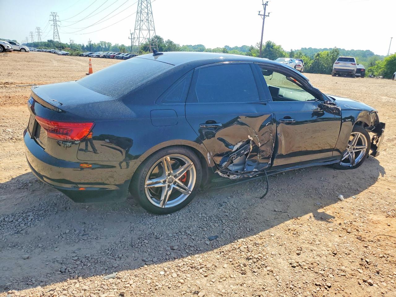 2017 Audi A4 Premium Plus Black vin: WAUPNAF43HA170744