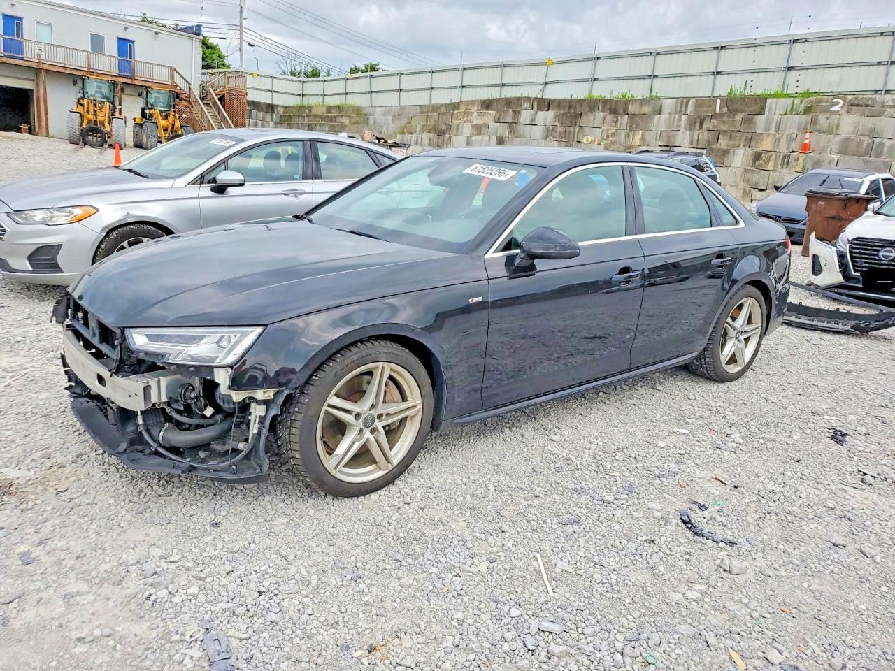 2017 Audi A4 Premium Plus Black vin: WAUPNAF47HA176756