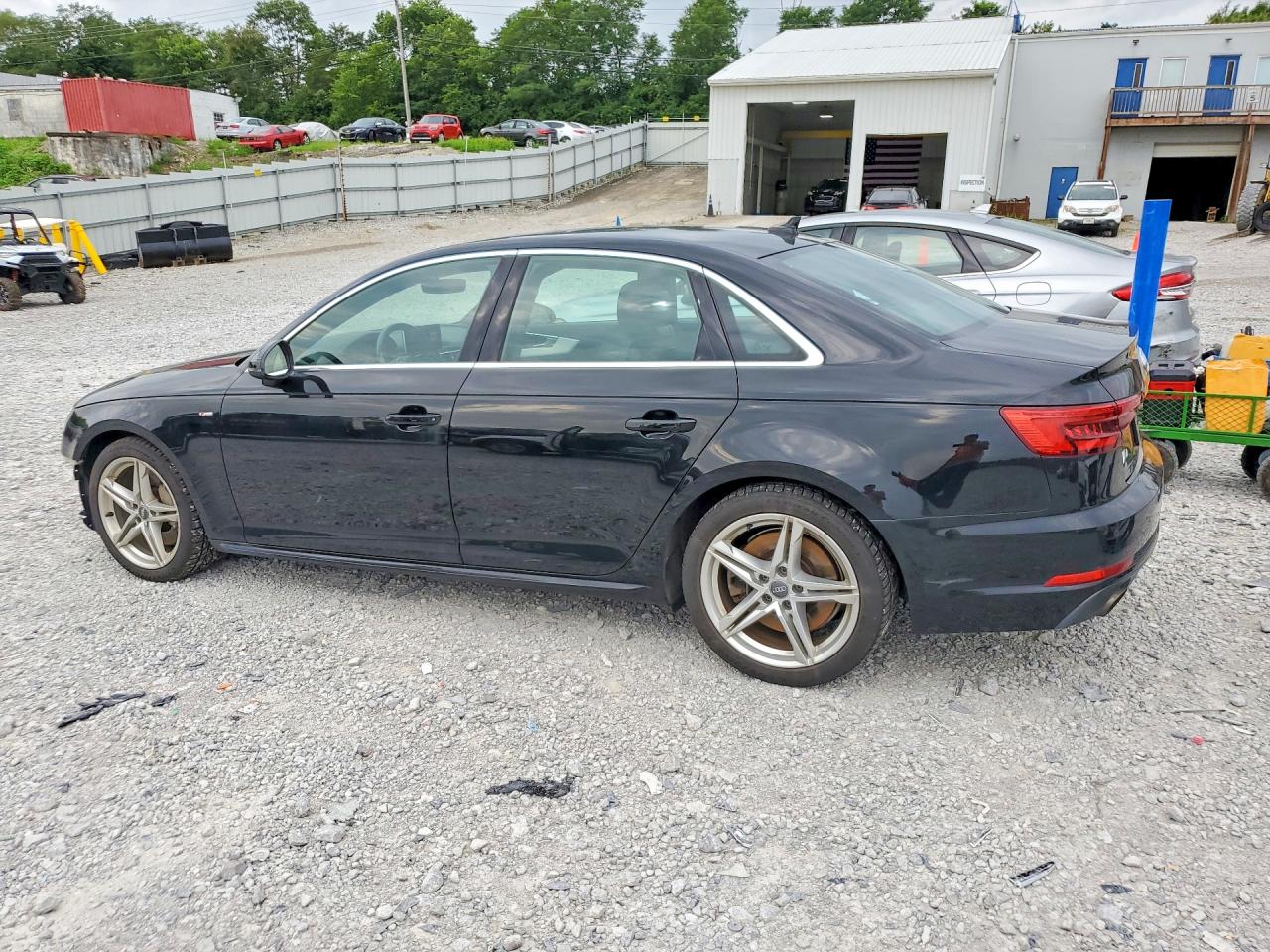 2017 Audi A4 Premium Plus Black vin: WAUPNAF47HA176756