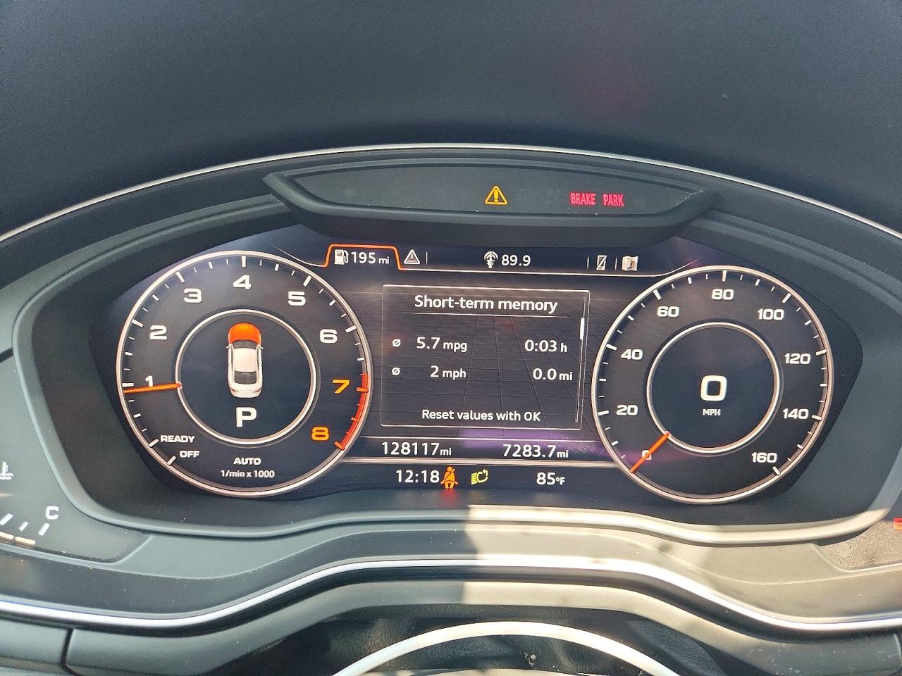 2018 Audi A5 Premium Plus Gray vin: WAUPNAF55JA051673