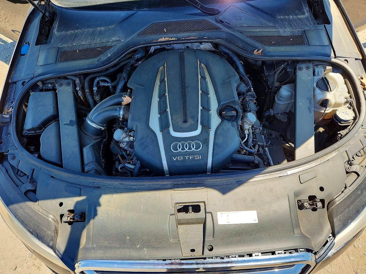 2013 Audi A8 L Quattro Черный vin: WAUR2AFD2DN010455