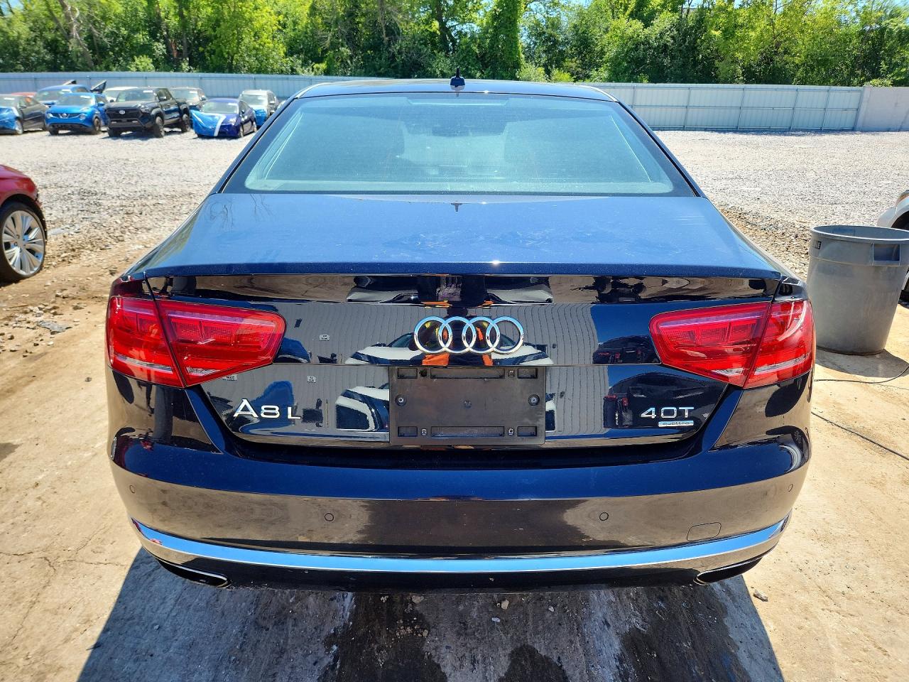 2013 Audi A8 L Quattro Черный vin: WAUR2AFD2DN012917