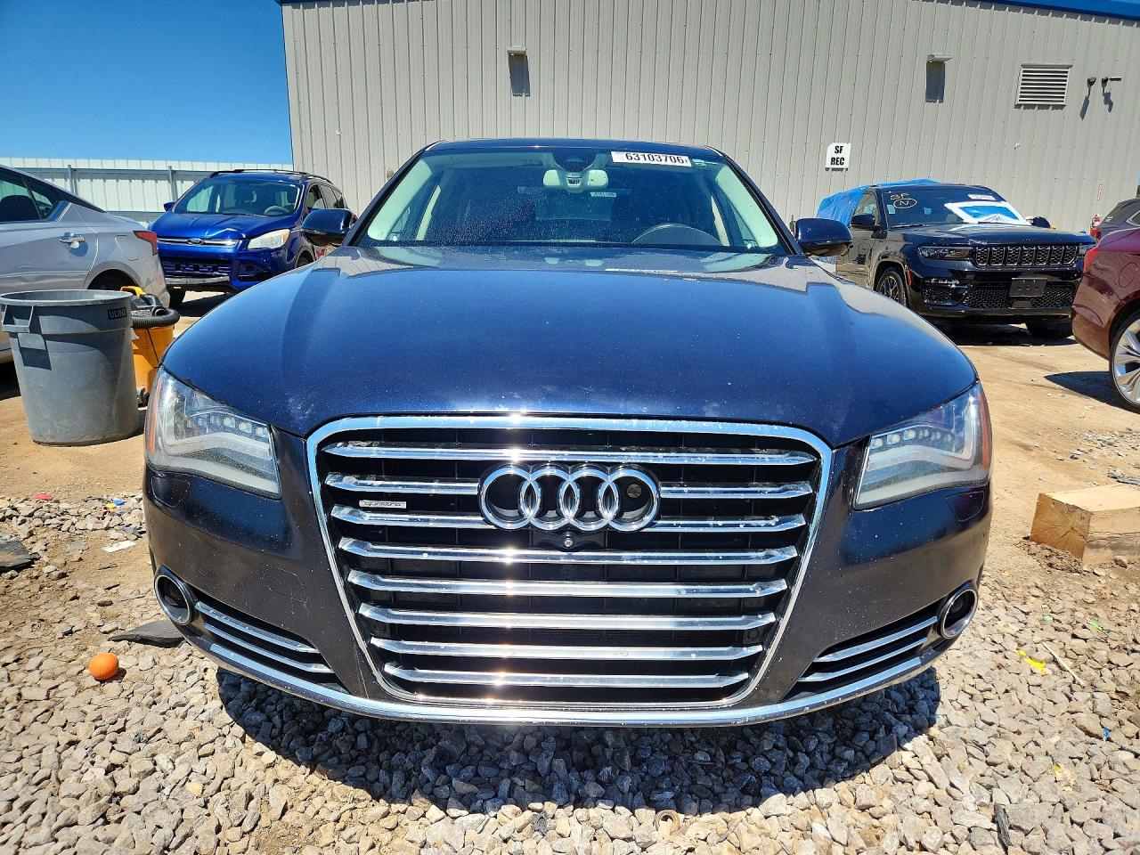 2013 Audi A8 L Quattro Черный vin: WAUR2AFD2DN012917