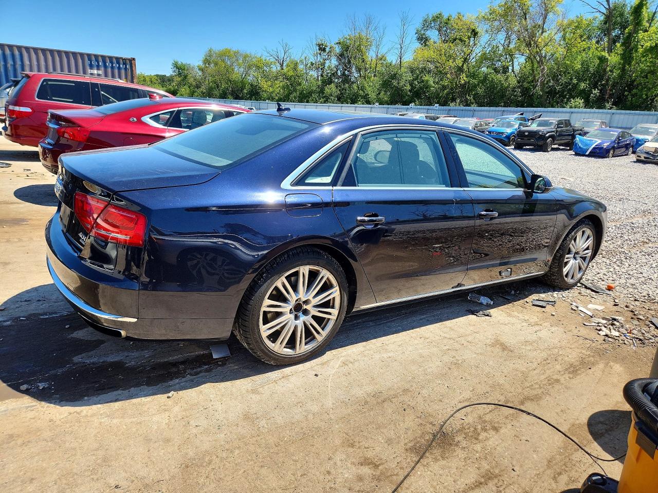 2013 Audi A8 L Quattro Черный vin: WAUR2AFD2DN012917