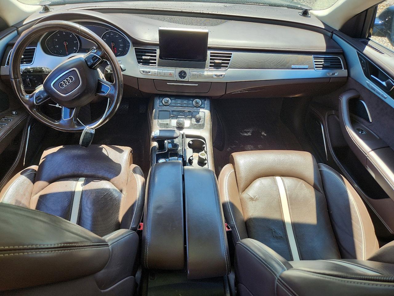 2013 Audi A8 L Quattro Черный vin: WAUR2AFD2DN012917