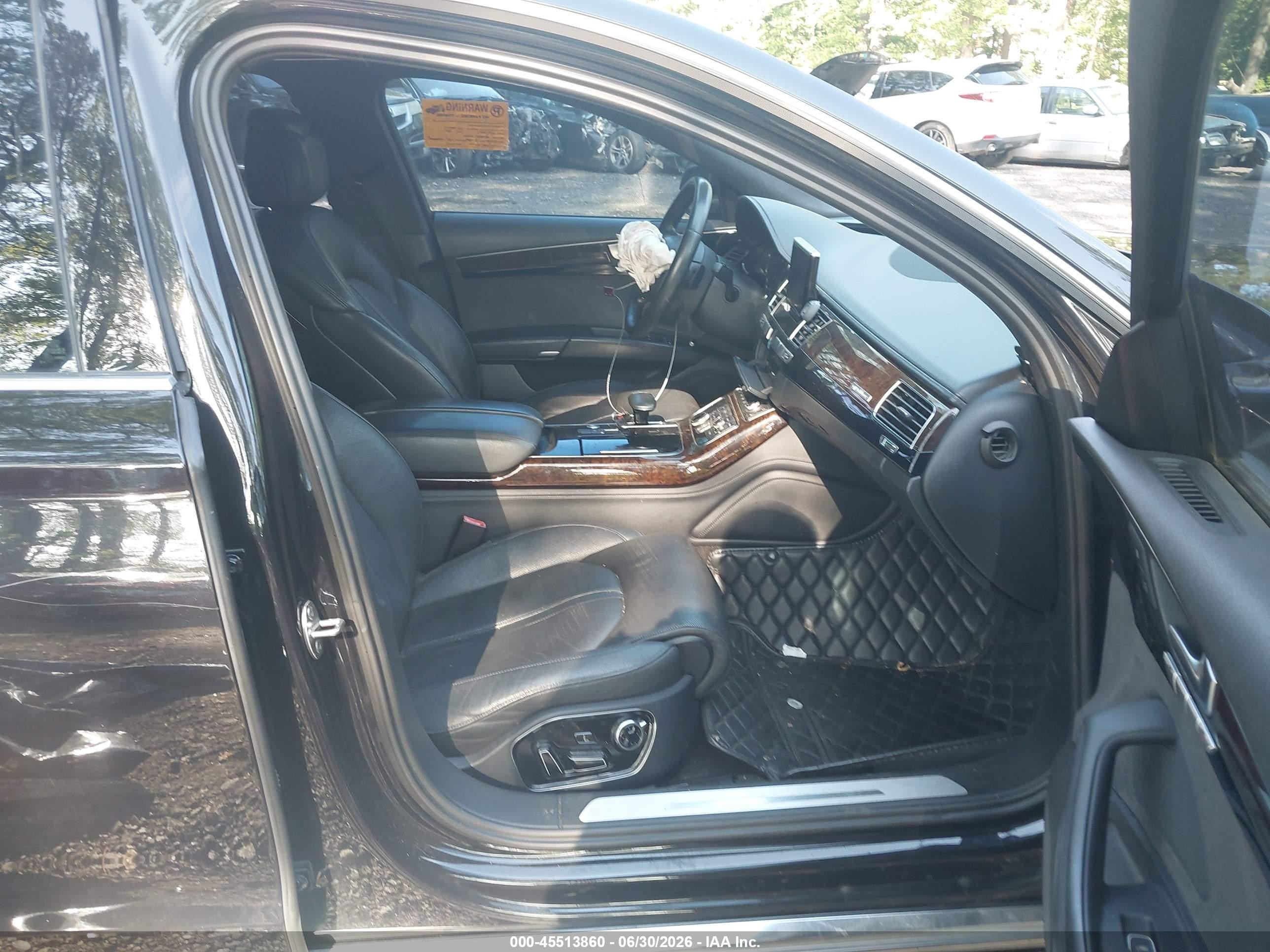 2013 Audi A8 L 4.0t Black vin: WAUR2AFD2DN019544