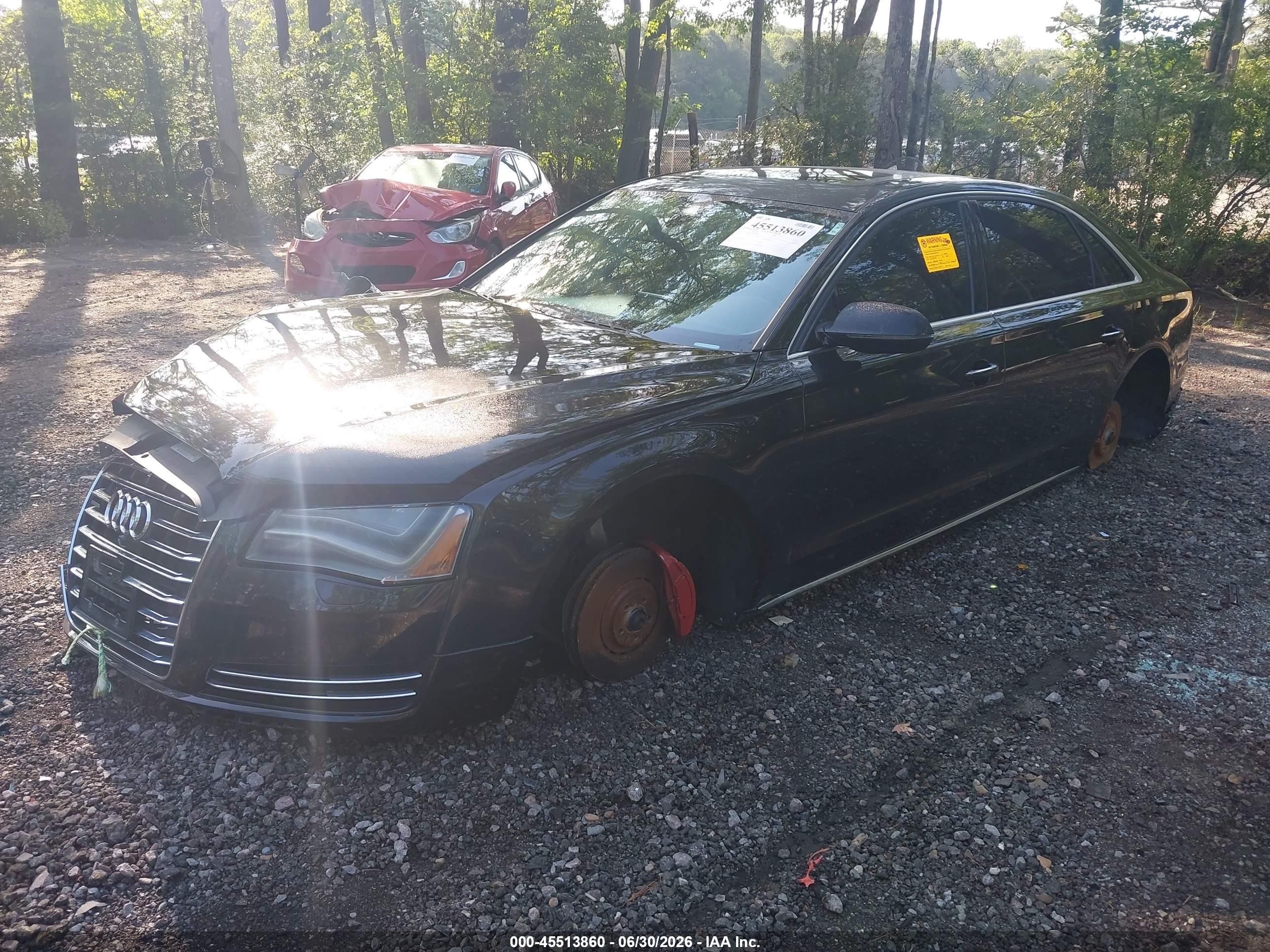 2013 Audi A8 L 4.0t Black vin: WAUR2AFD2DN019544