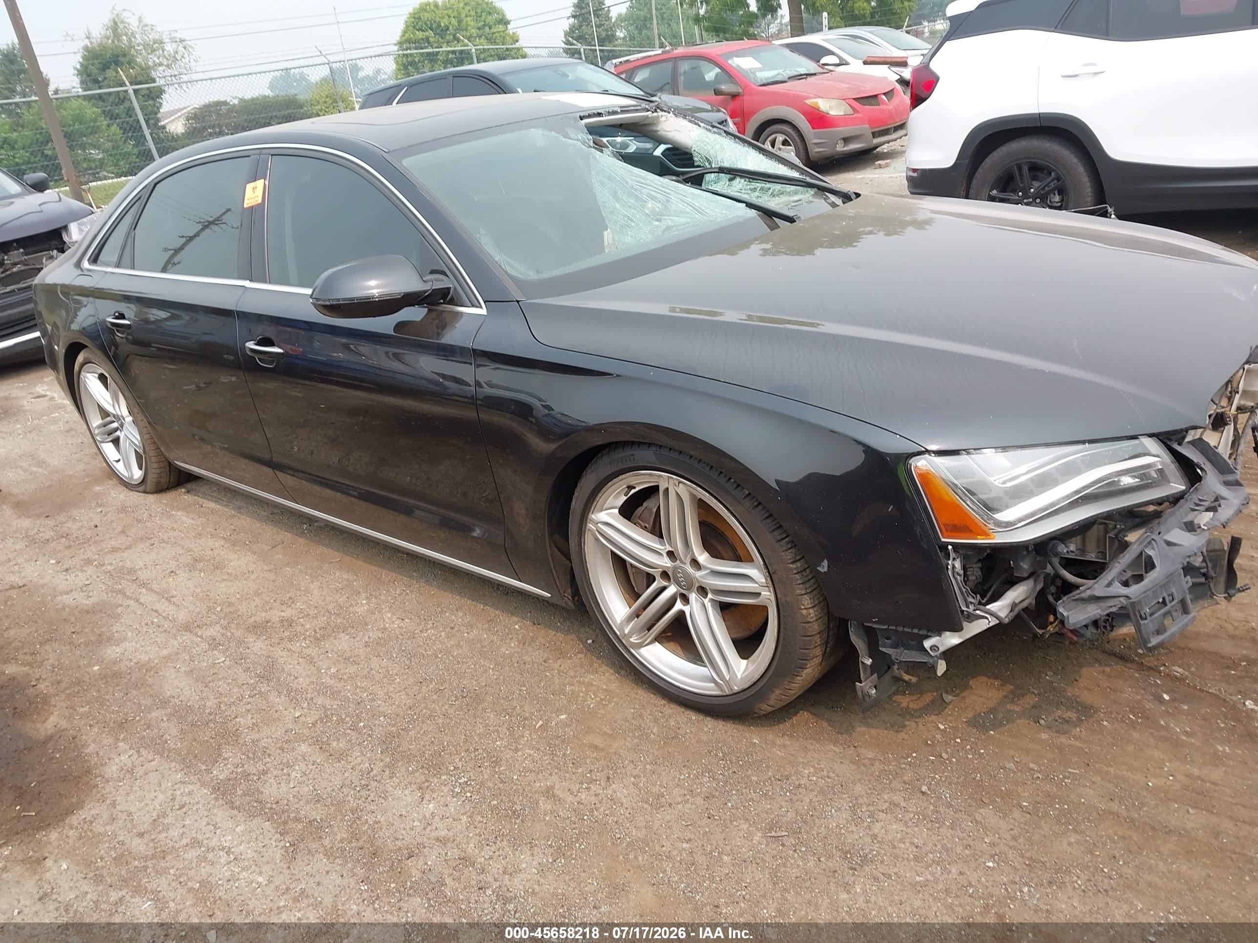 2013 Audi A8 L 4.0t Черный vin: WAUR2AFD3DN008679