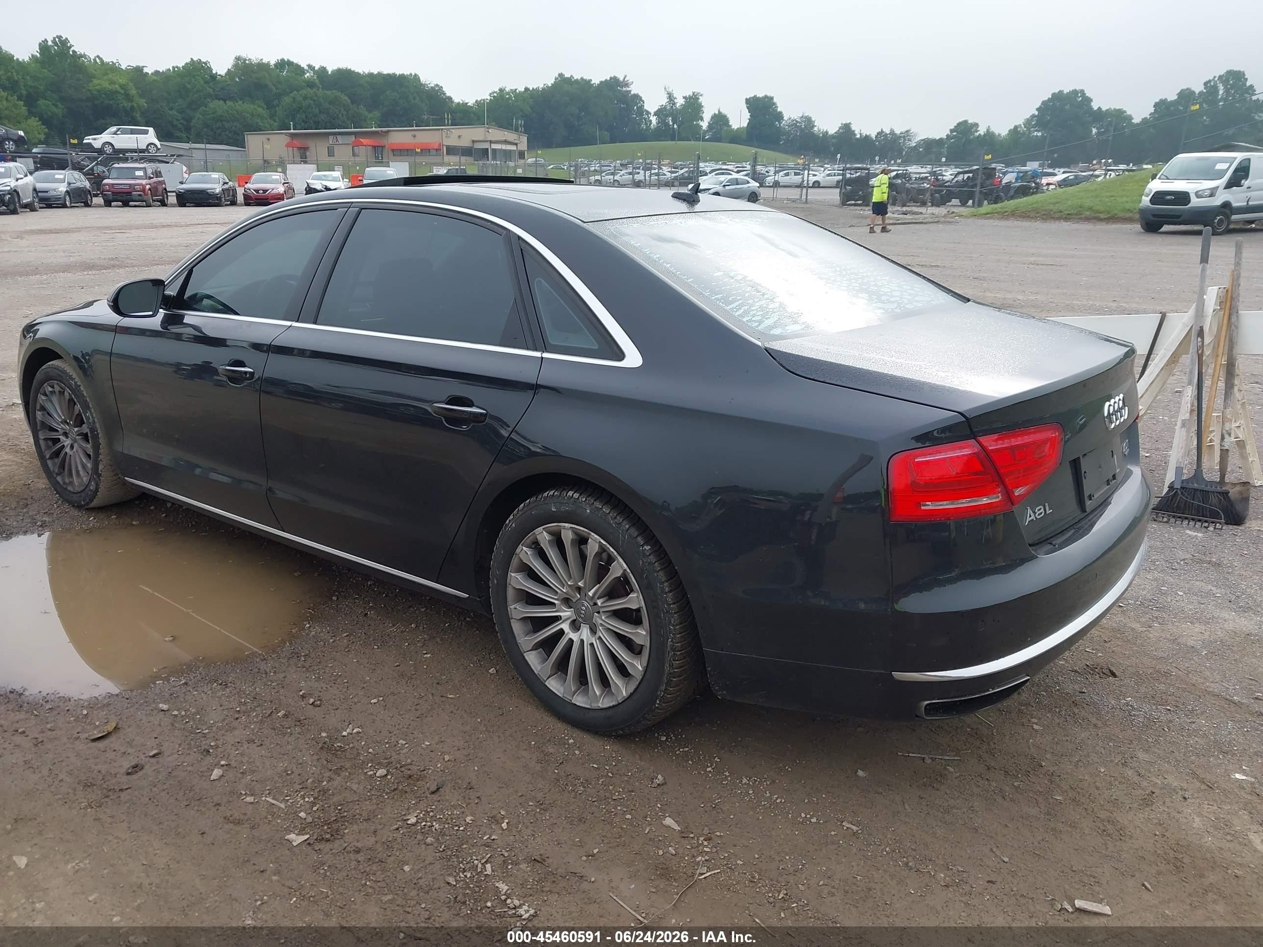 2013 Audi A8 L 4.0t Black vin: WAUR2AFD6DN019207