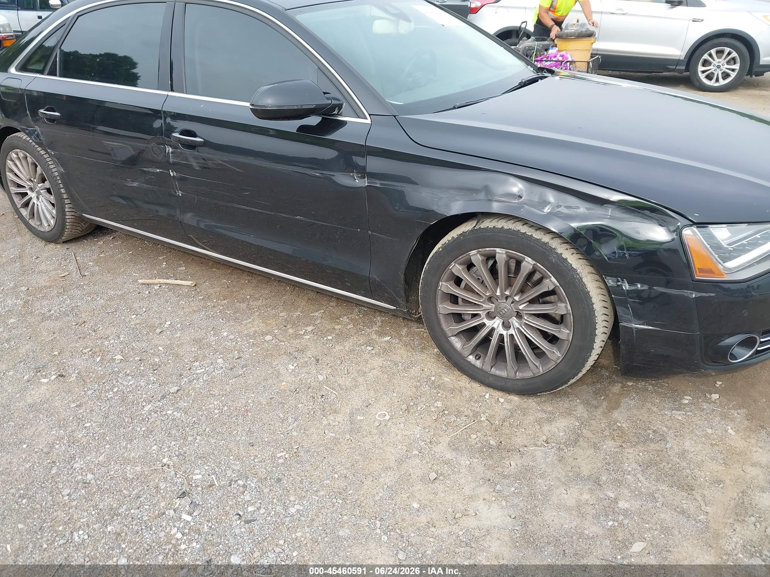 2013 Audi A8 L 4.0t Black vin: WAUR2AFD6DN019207