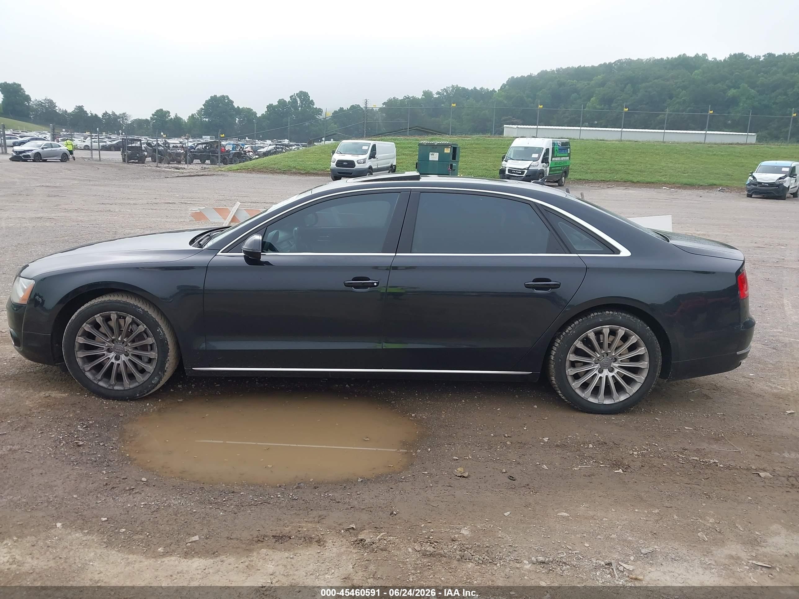 2013 Audi A8 L 4.0t Black vin: WAUR2AFD6DN019207