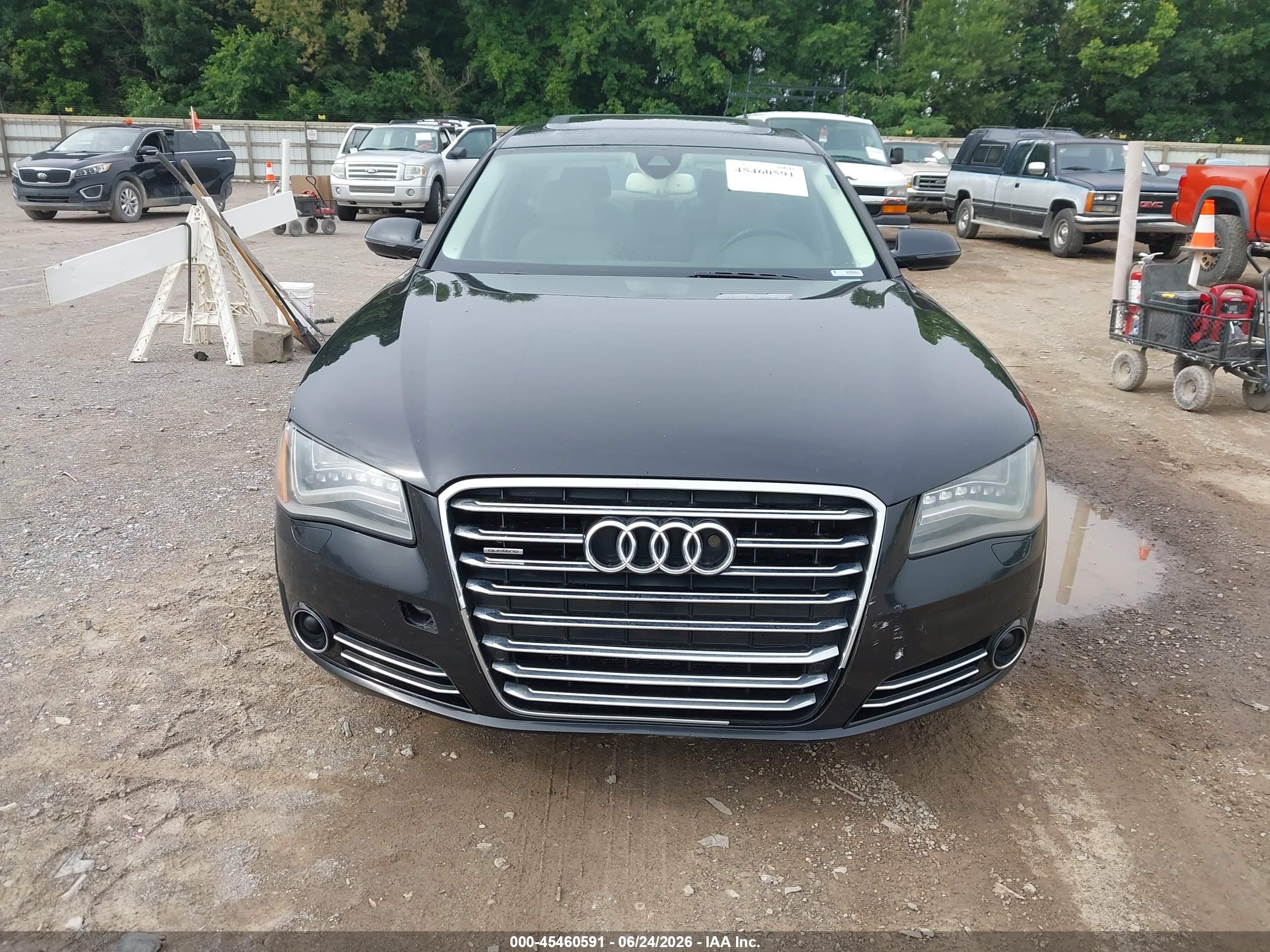 2013 Audi A8 L 4.0t Black vin: WAUR2AFD6DN019207