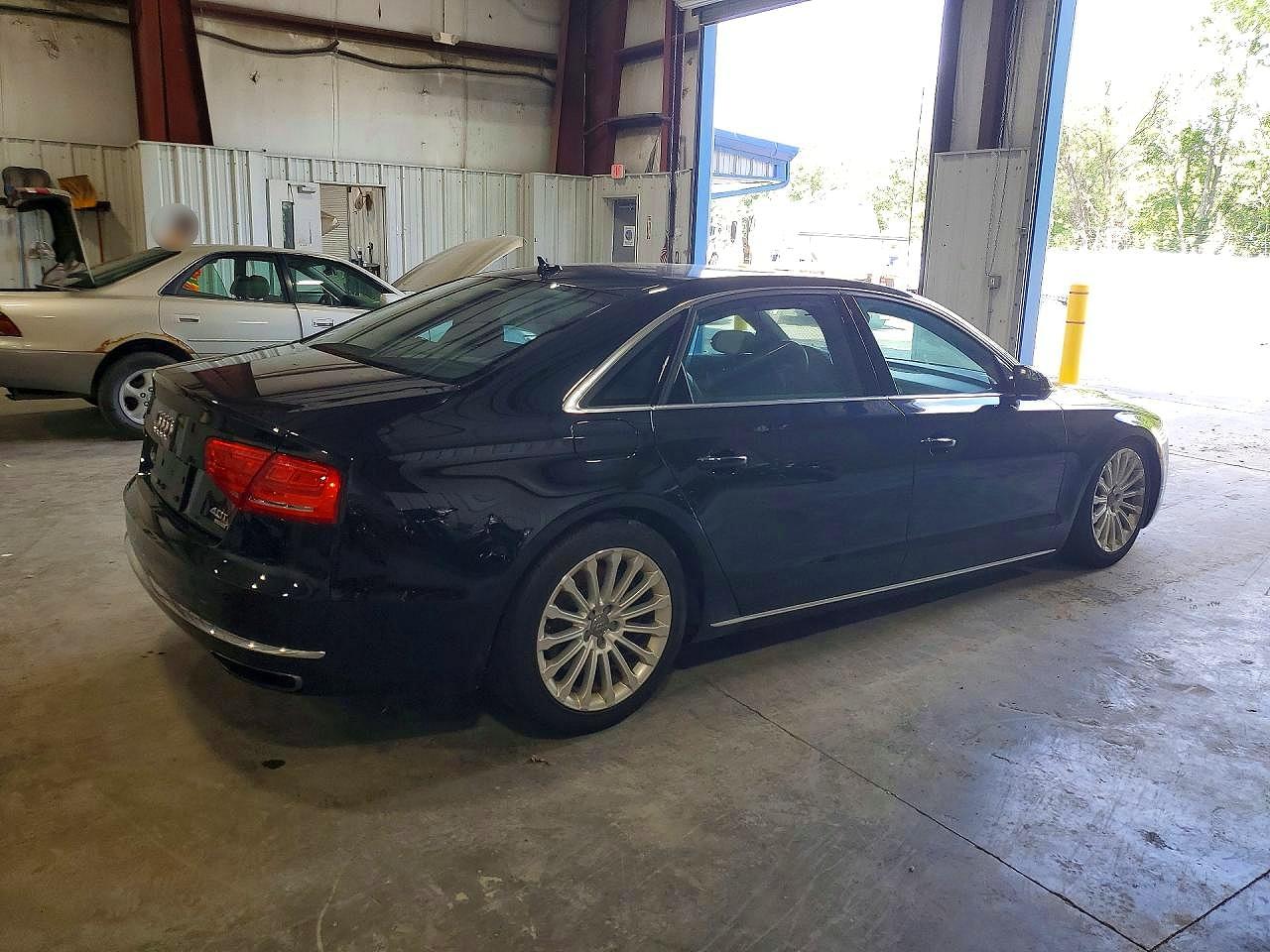 2014 Audi A8 L Quattro Black vin: WAUR2AFD6EN007012
