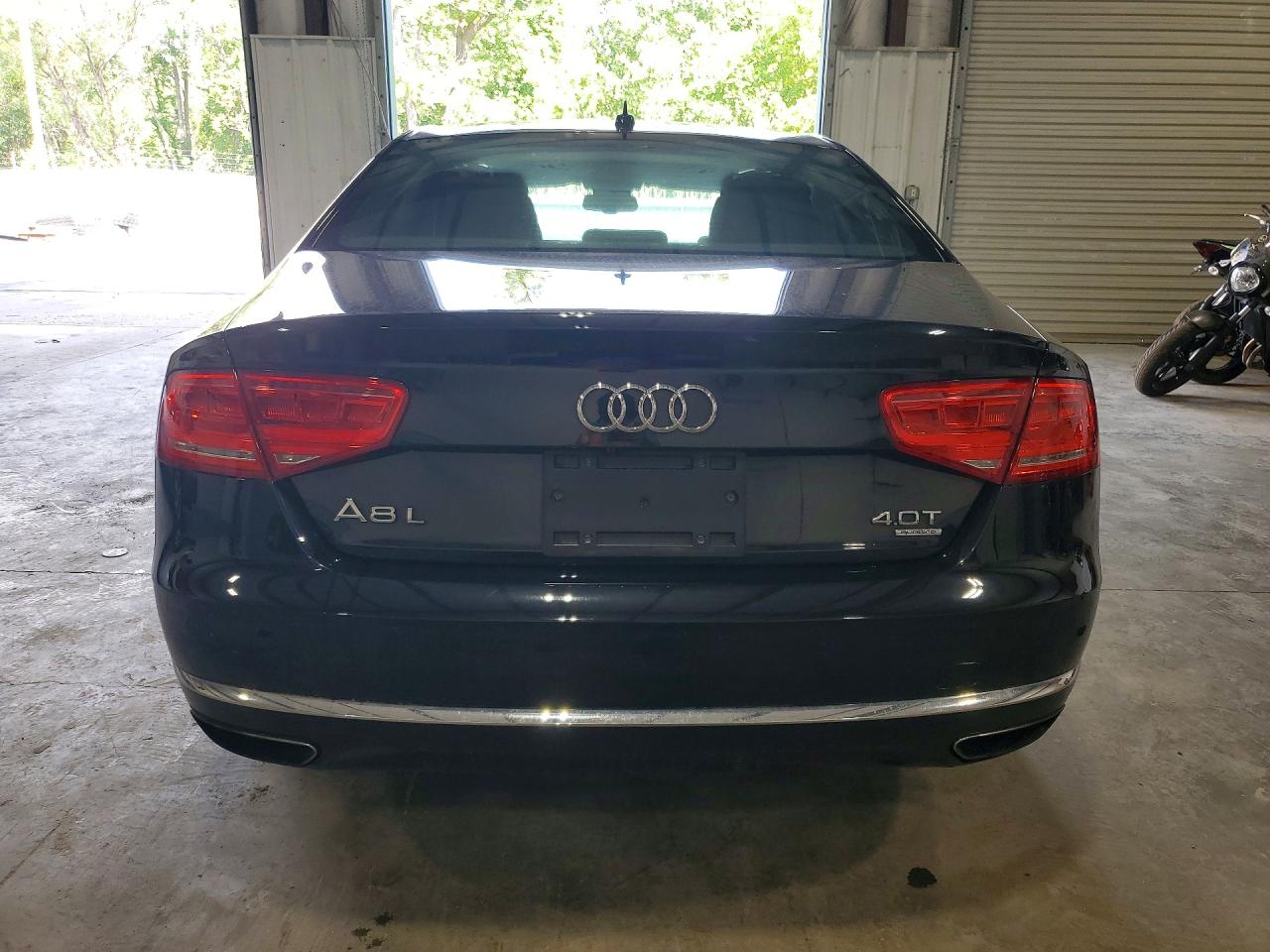2014 Audi A8 L Quattro Black vin: WAUR2AFD6EN007012