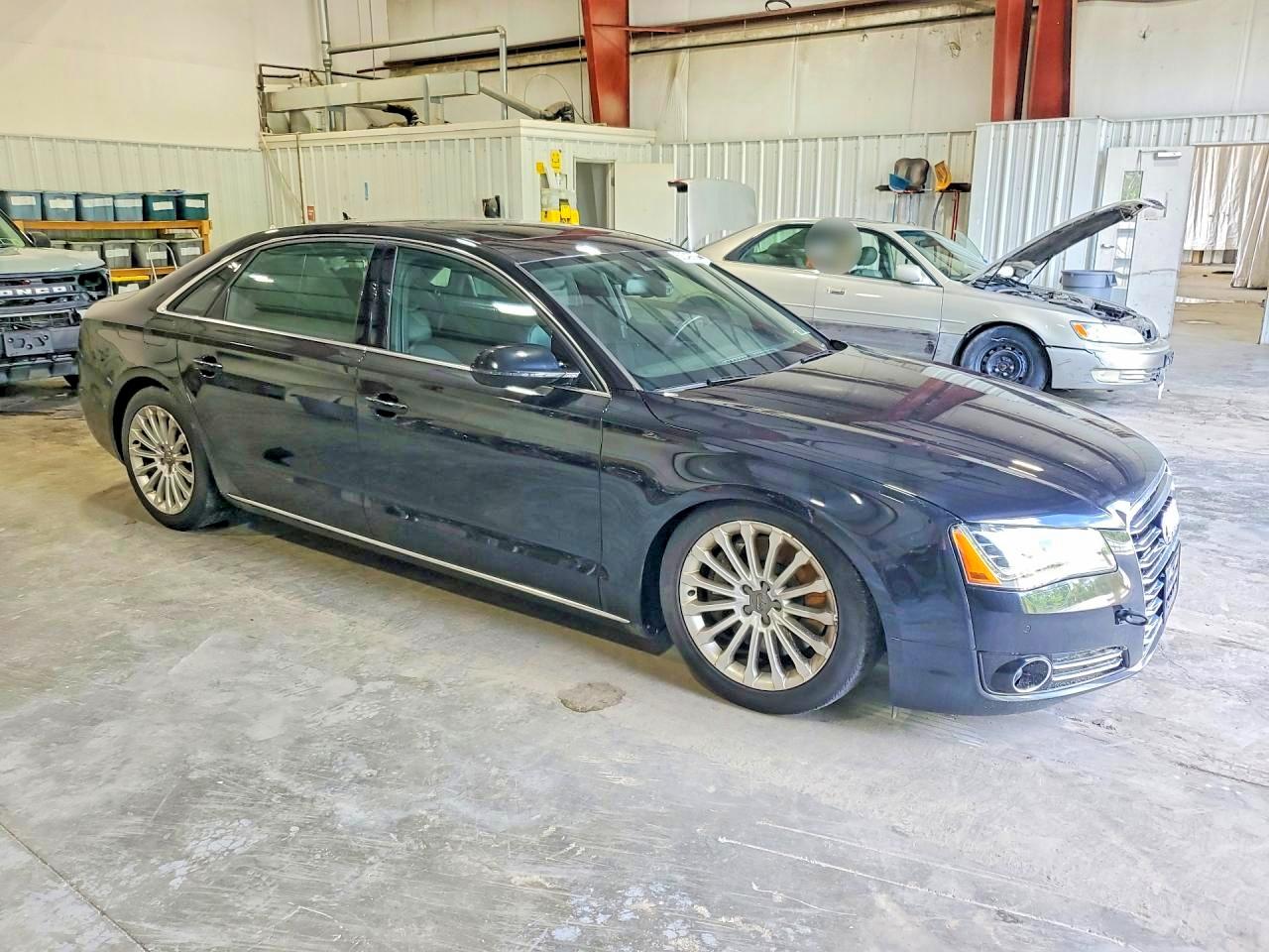 2014 Audi A8 L Quattro Black vin: WAUR2AFD6EN007012