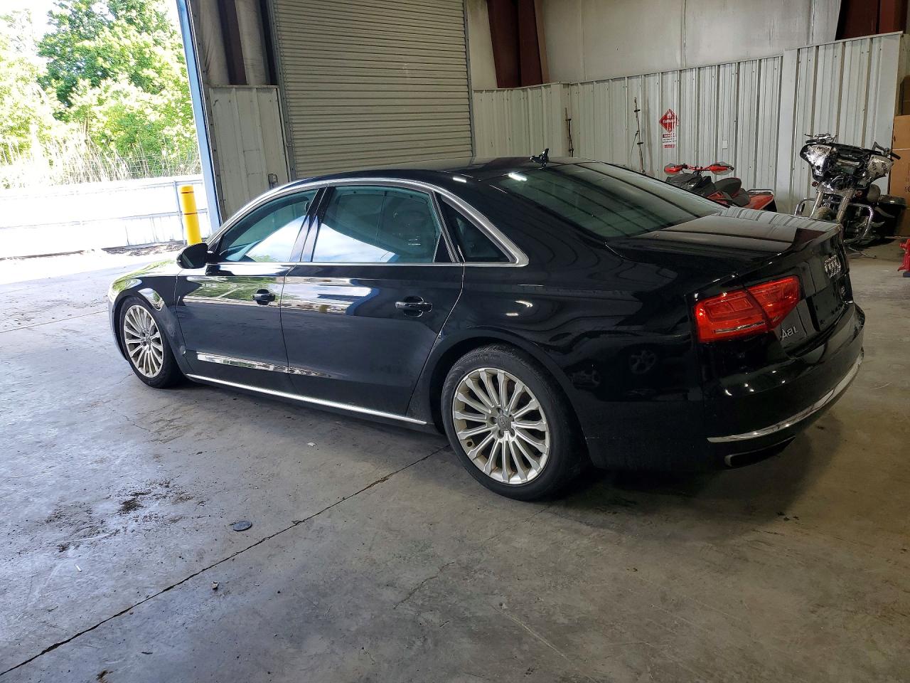 2014 Audi A8 L Quattro Black vin: WAUR2AFD6EN007012