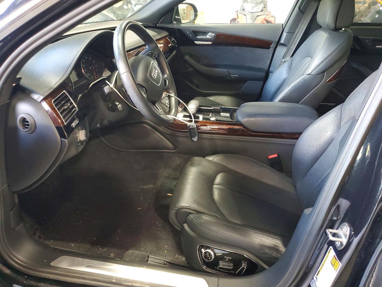2014 Audi A8 L Quattro Black vin: WAUR2AFD6EN007012