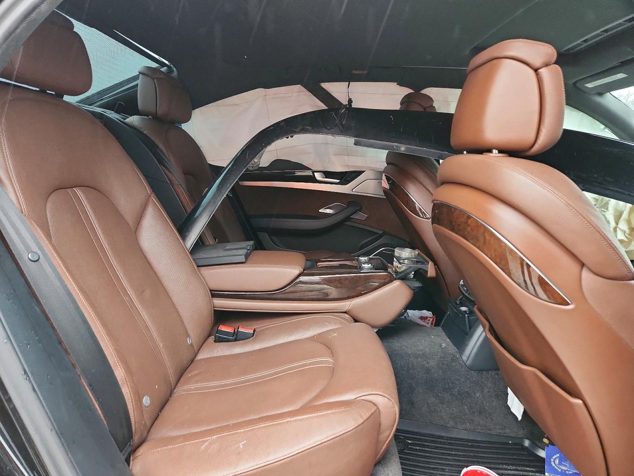 2014 Audi A8 L Quattro Black vin: WAUR2AFD6EN009374