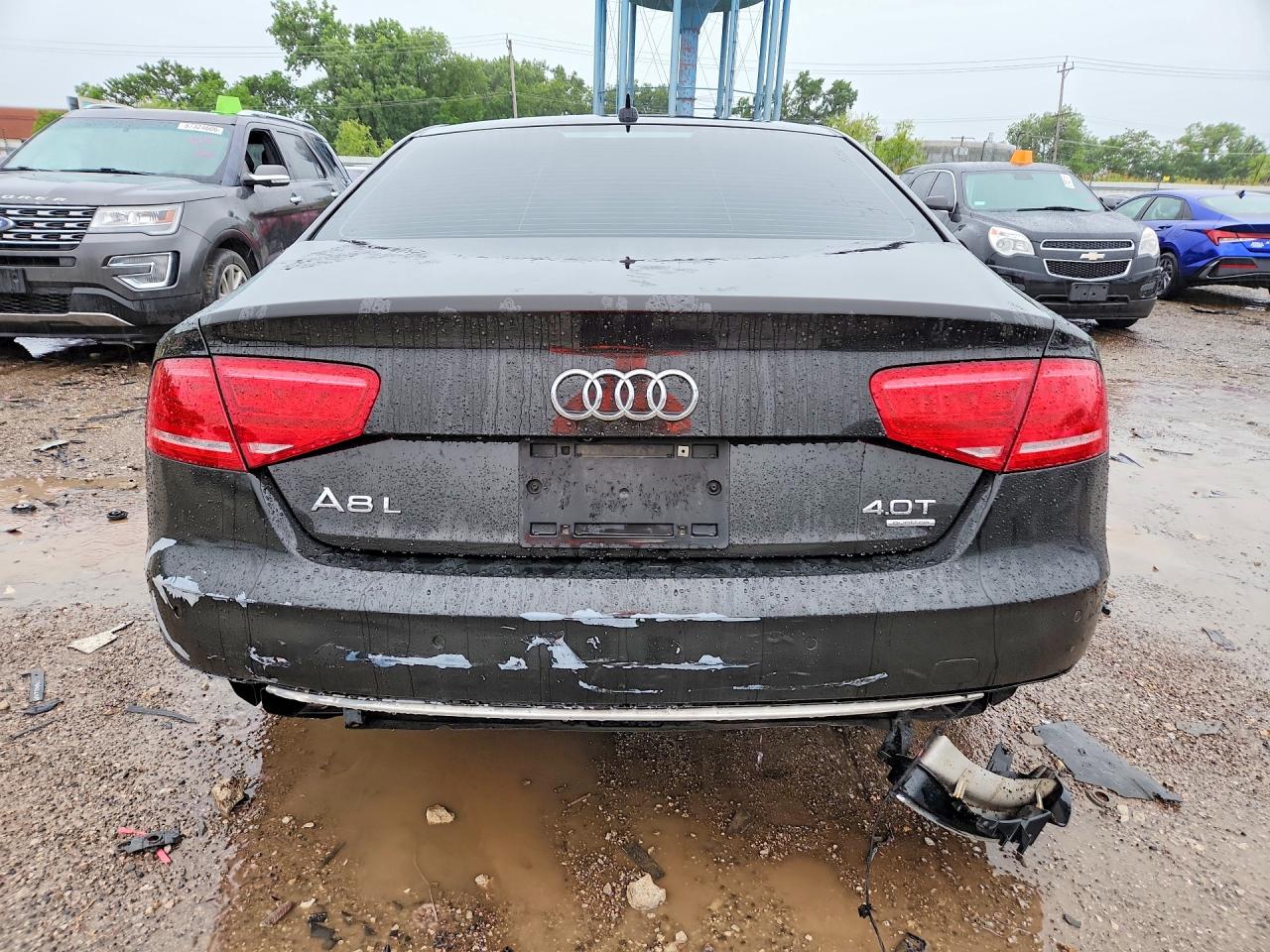 2014 Audi A8 L Quattro Black vin: WAUR2AFD6EN009374