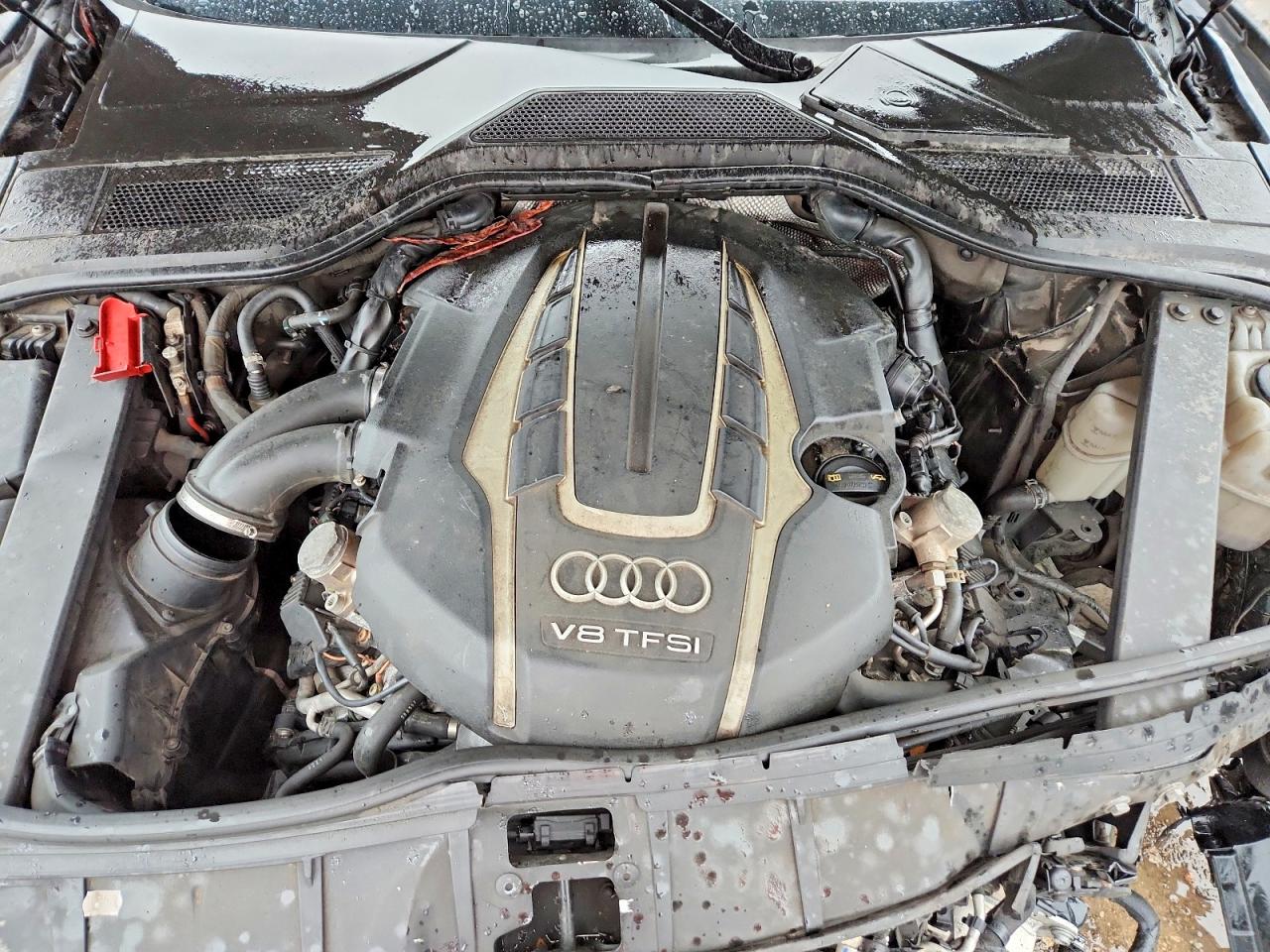 2014 Audi A8 L Quattro Black vin: WAUR2AFD6EN009374