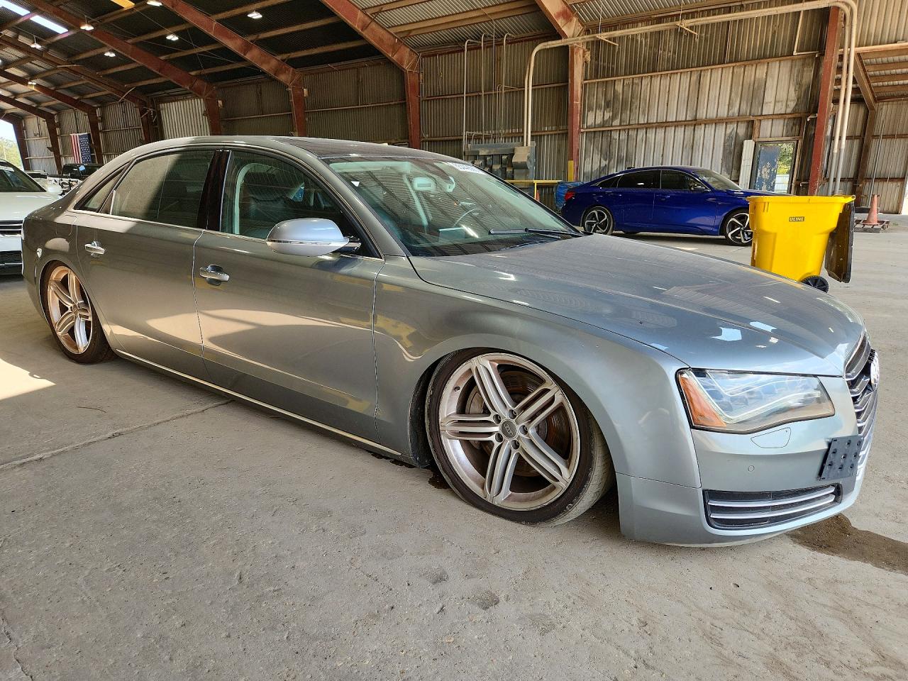 2013 Audi A8 L Quattro Silver vin: WAUR2AFD7DN014839