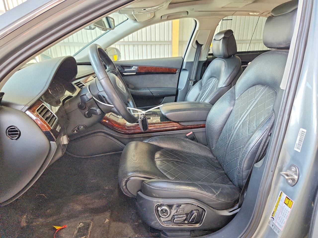 2013 Audi A8 L Quattro Silver vin: WAUR2AFD7DN014839