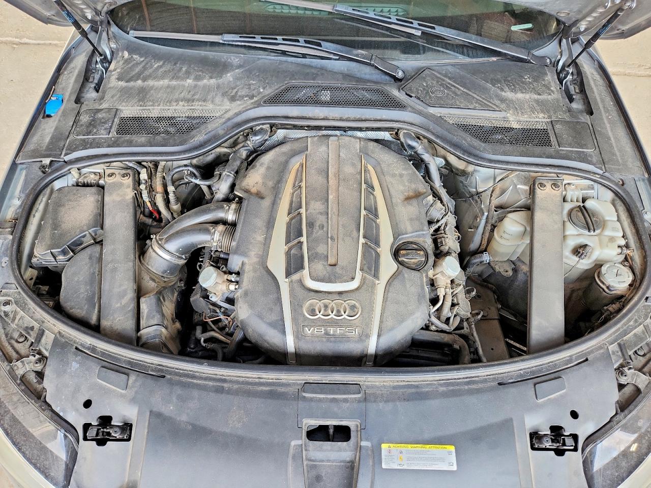 2013 Audi A8 L Quattro Silver vin: WAUR2AFD7DN014839