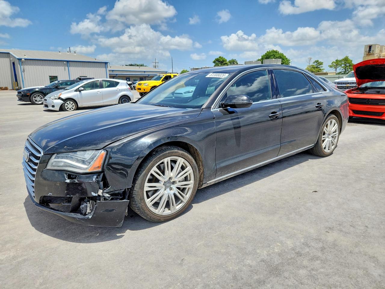 2014 Audi A8 L Quattro Black vin: WAUR2AFD7EN006791
