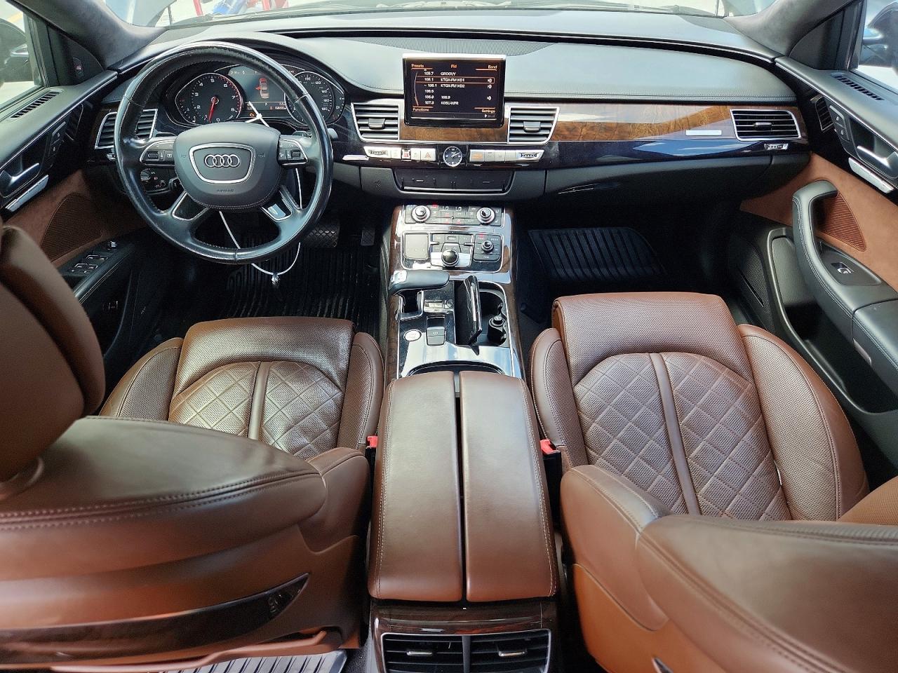 2014 Audi A8 L Quattro Black vin: WAUR2AFD7EN006791