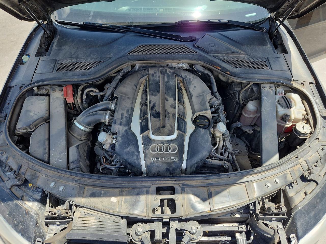 2014 Audi A8 L Quattro Black vin: WAUR2AFD7EN006791