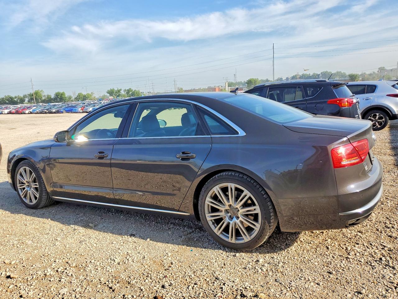 2013 Audi A8 L Quattro Gray vin: WAUR2AFD8DN018852