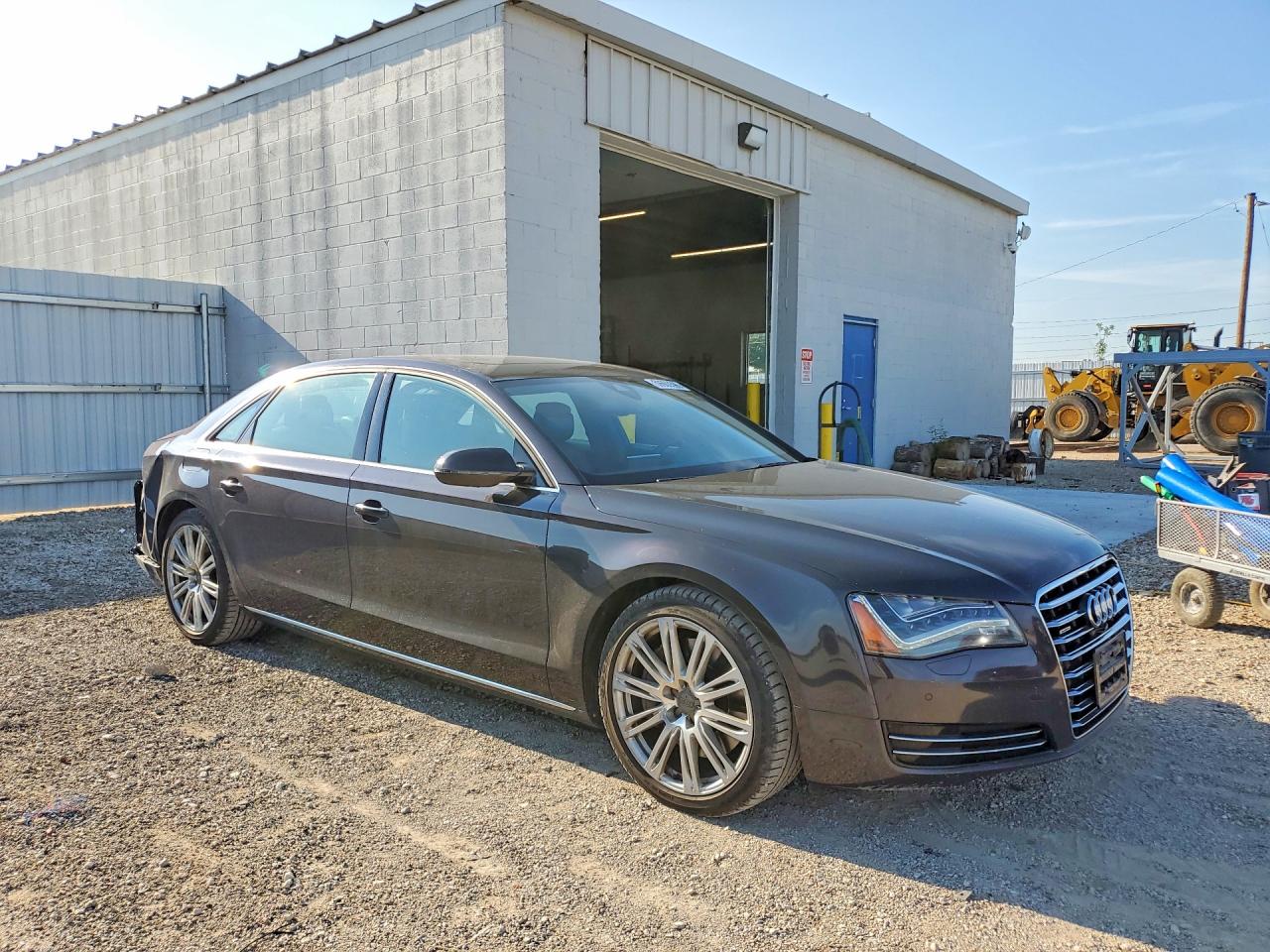 2013 Audi A8 L Quattro Gray vin: WAUR2AFD8DN018852