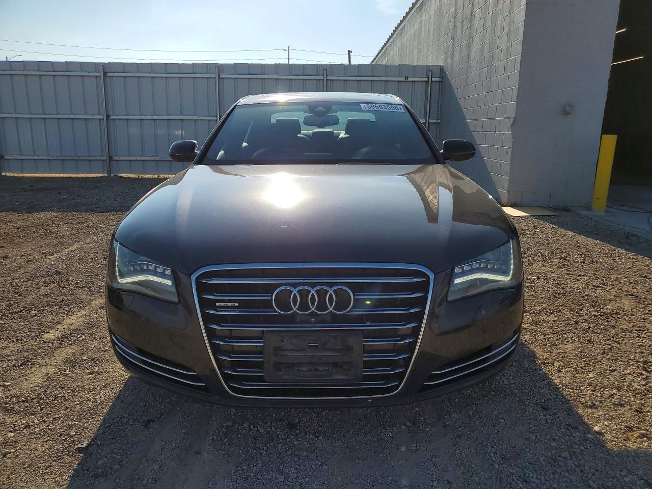 2013 Audi A8 L Quattro Gray vin: WAUR2AFD8DN018852