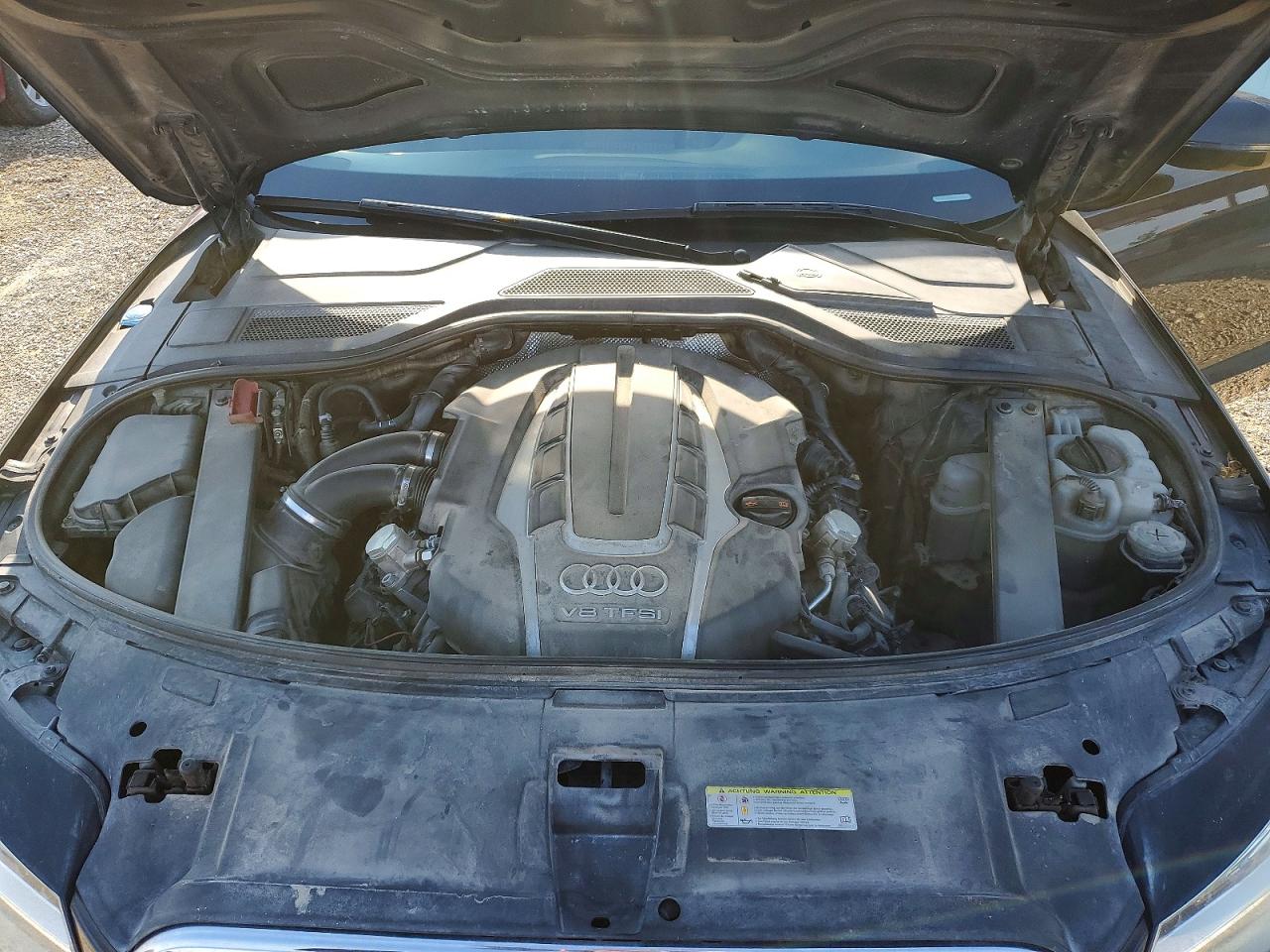2013 Audi A8 L Quattro Gray vin: WAUR2AFD8DN018852