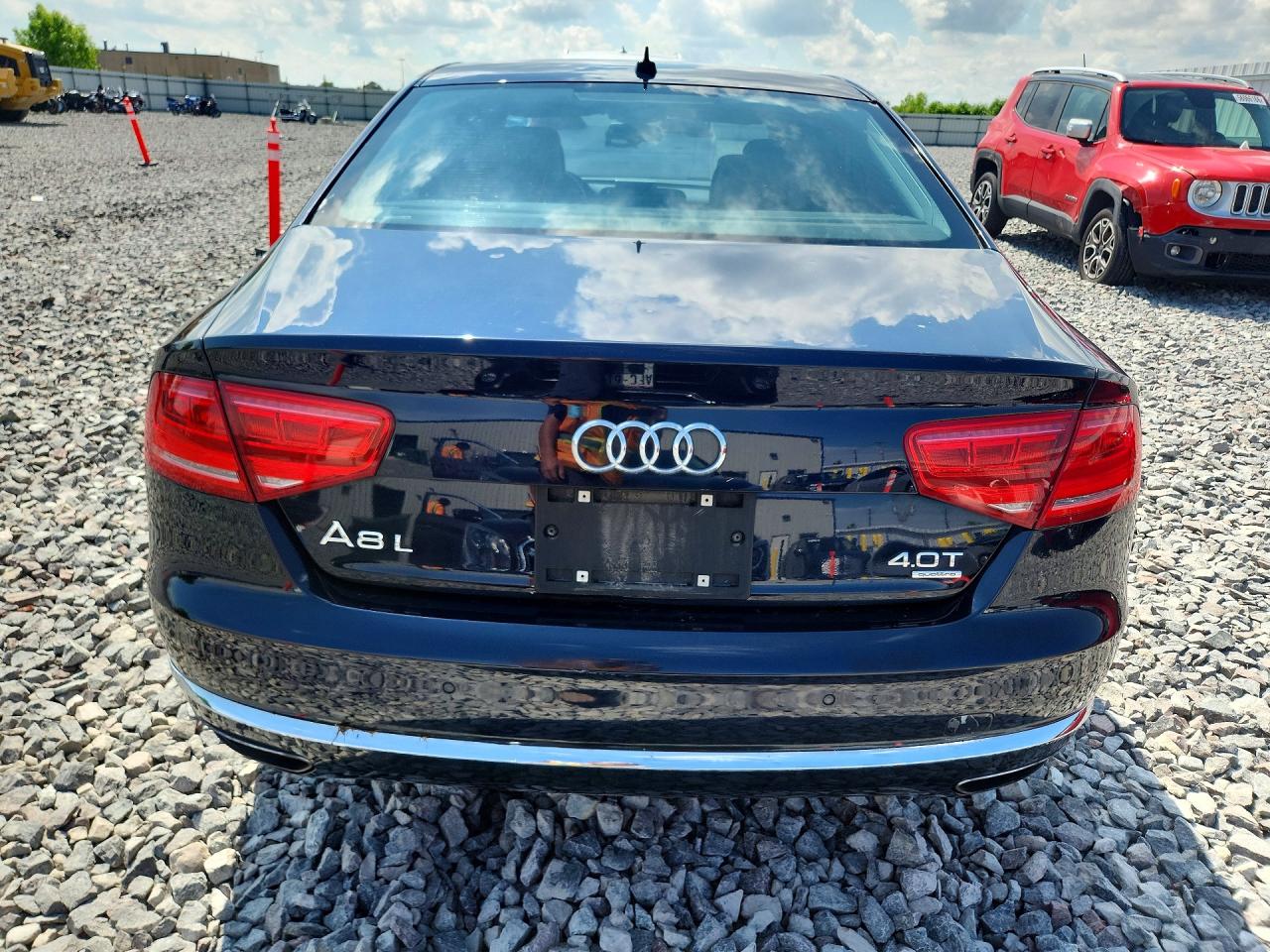 2014 Audi A8 L Quattro Blue vin: WAUR2AFD8EN003222