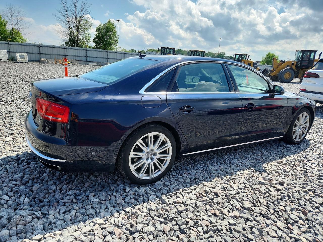 2014 Audi A8 L Quattro Blue vin: WAUR2AFD8EN003222
