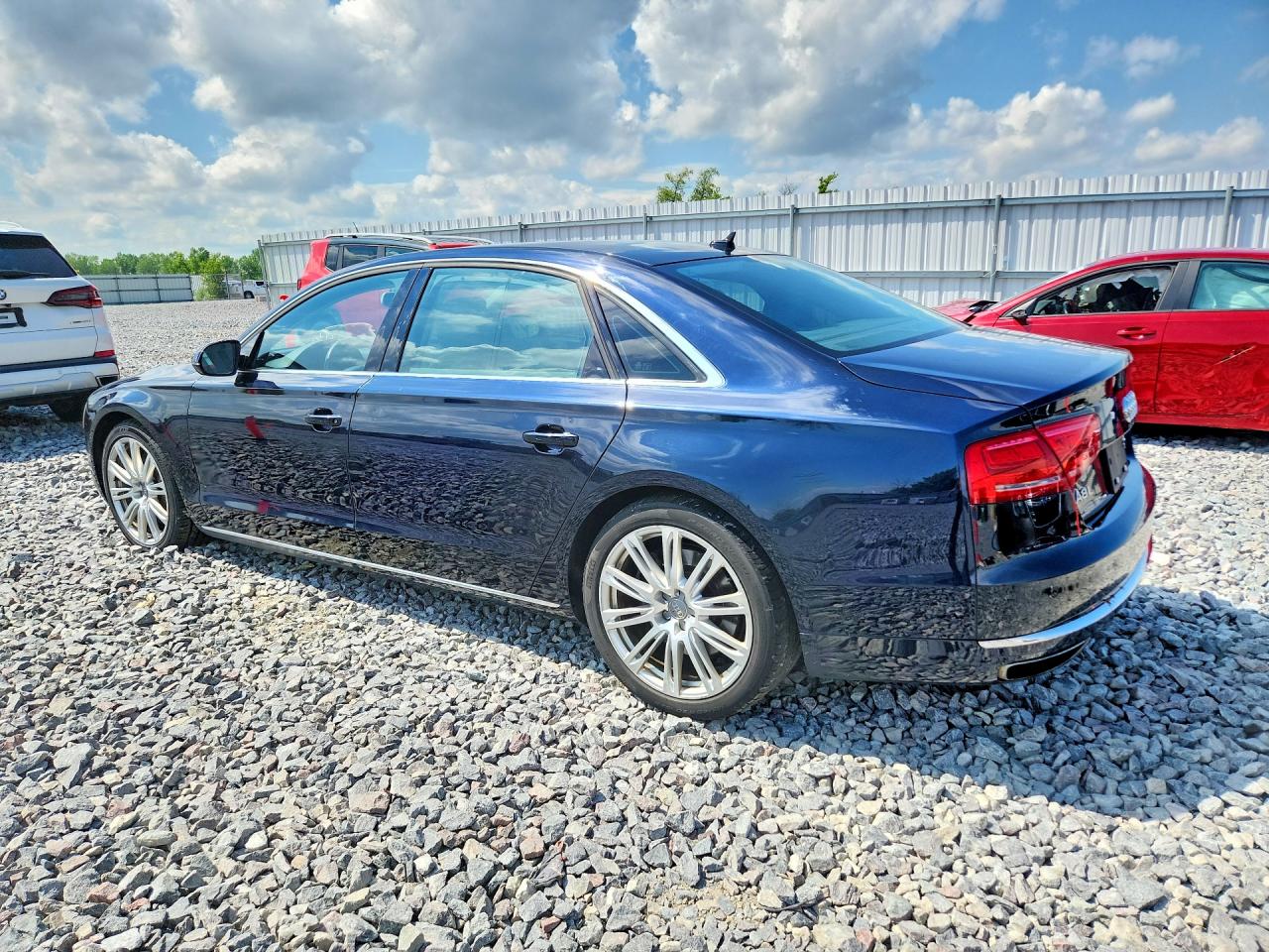 2014 Audi A8 L Quattro Blue vin: WAUR2AFD8EN003222